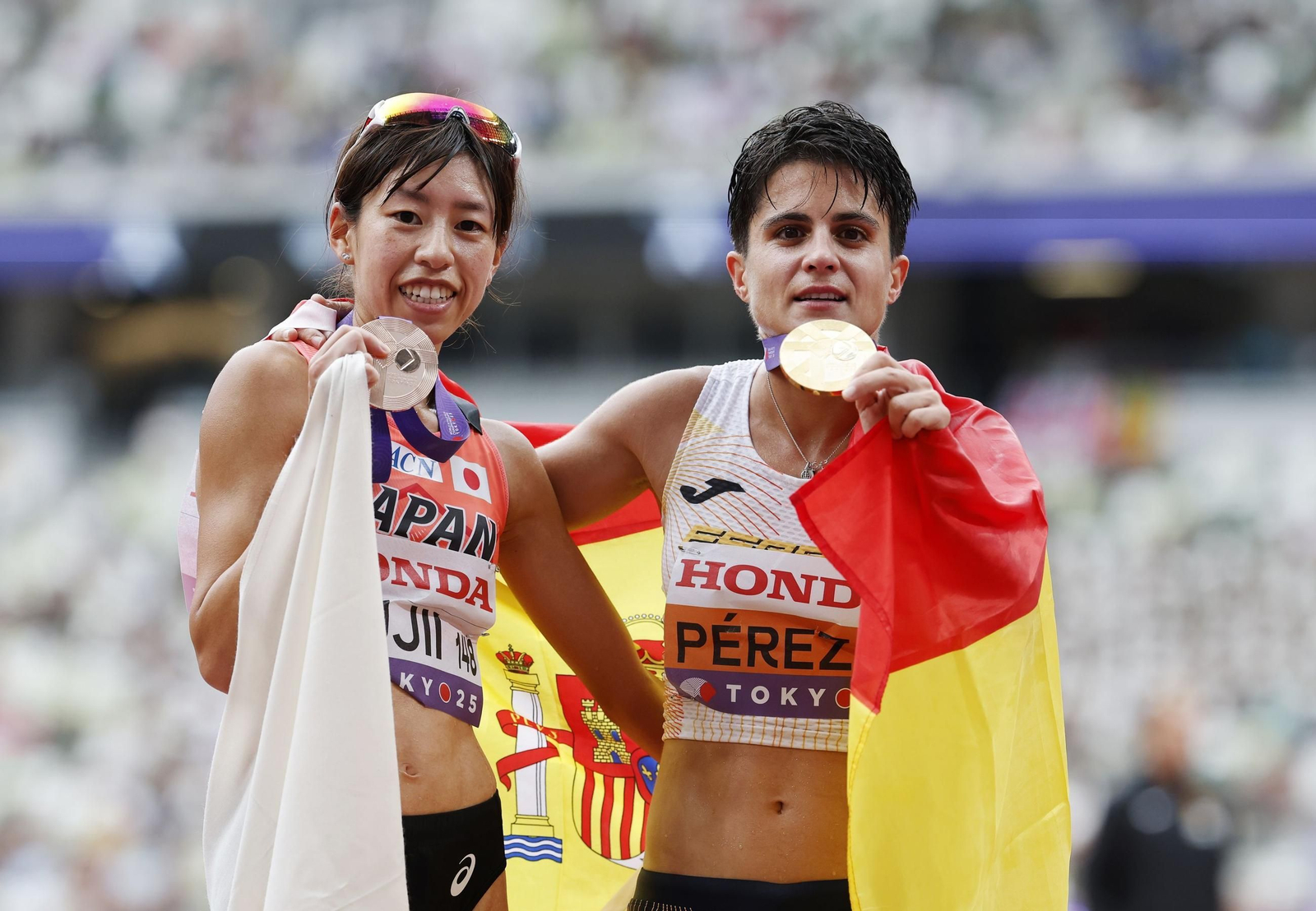 Las mejores imágenes del nuevo oro de María Pérez