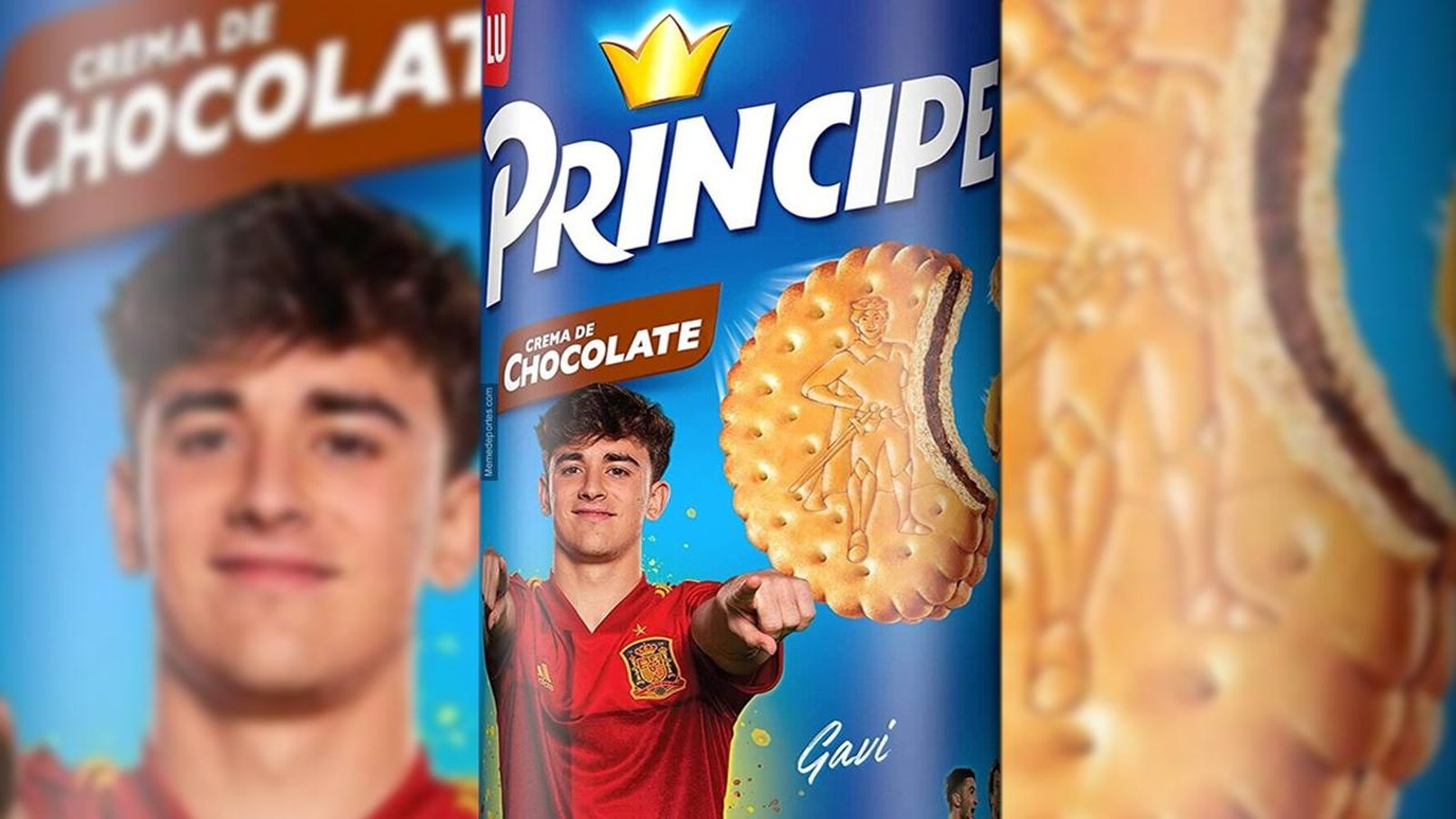 Gavi protagoniza la nueva campaña de las galletas 'Príncipe'