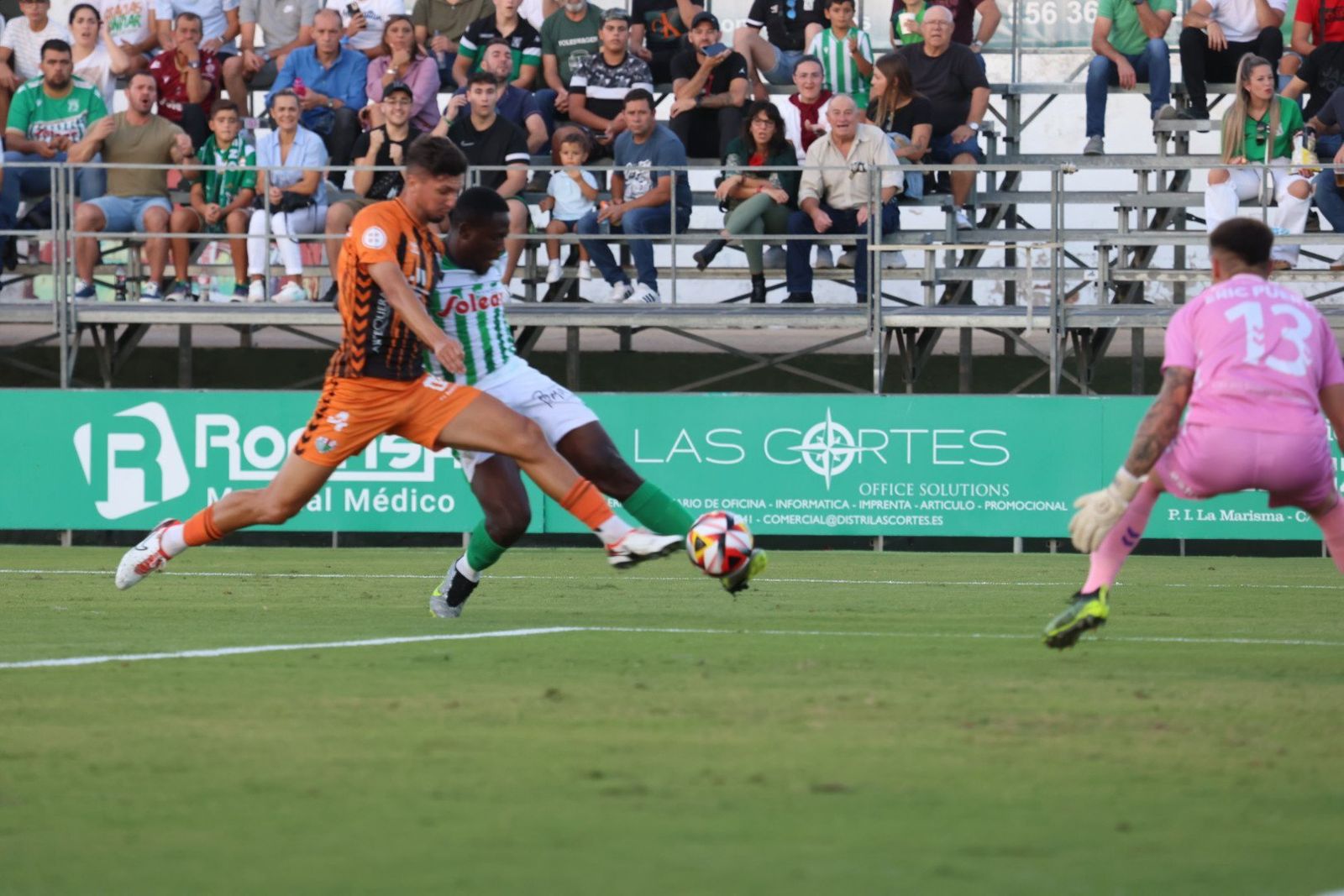 Una imagen del partido