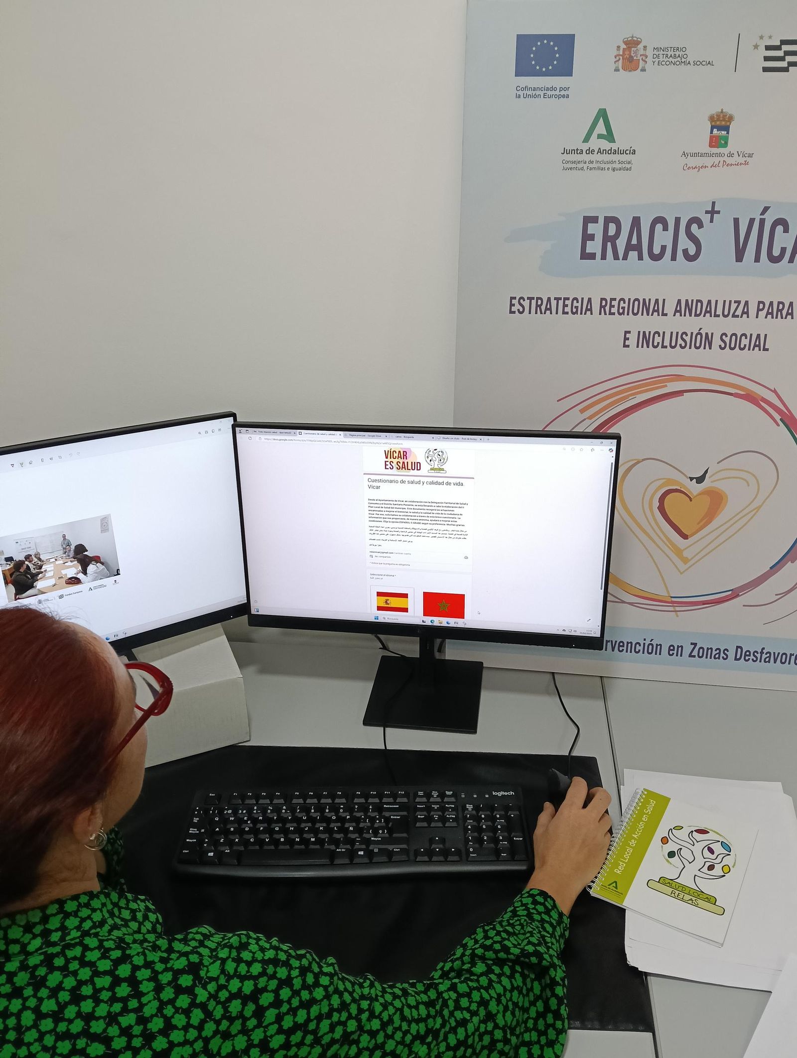 El cuestionario está estructurado en cuatro bloques