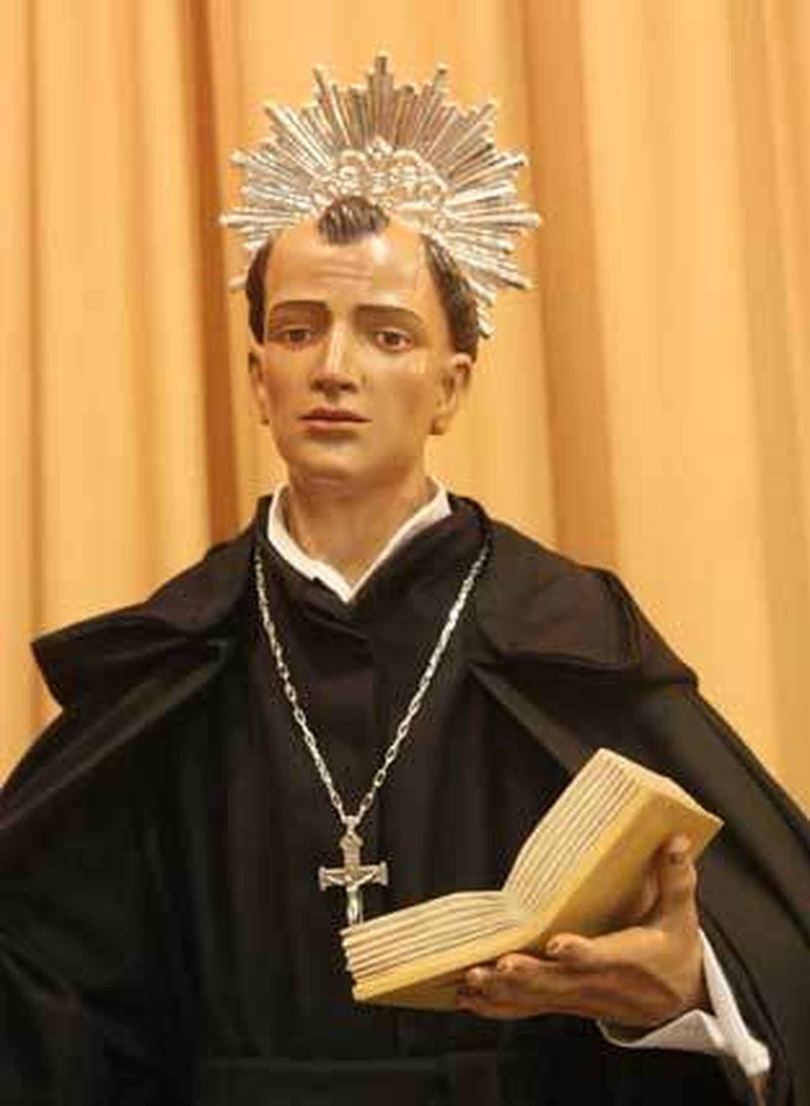 Una imagen de San Benito Abad del imaginero Fernando Castejón.  Foto: ascarrasco