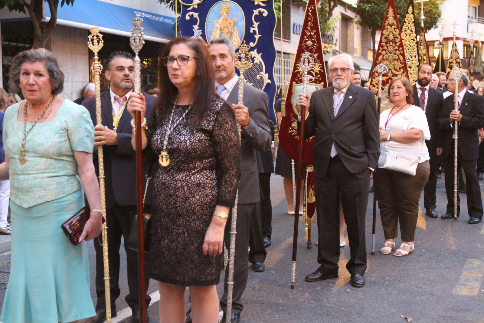 Procesión solemne de la Virgen de la Cinta.