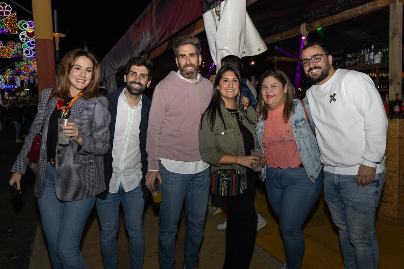 Feria de San Lucas por la noche, en imágenes