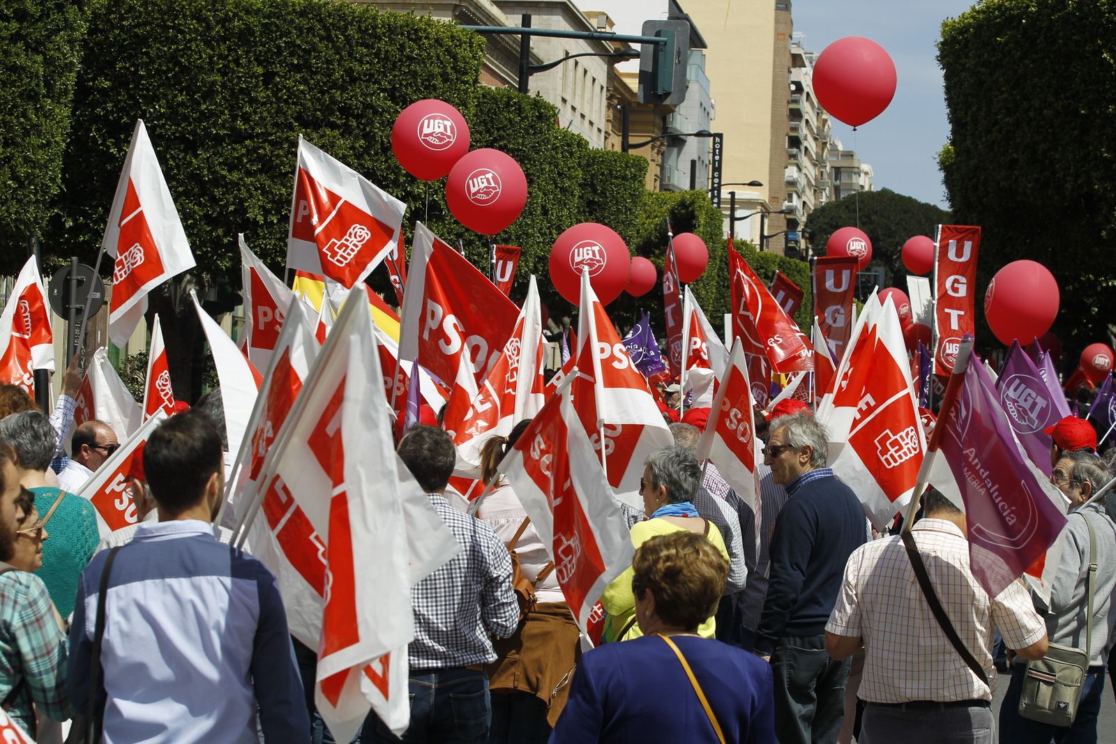 Fotogalería Manifestación del Primero de Mayo. Día Internacional de los Trabajadores. Almería