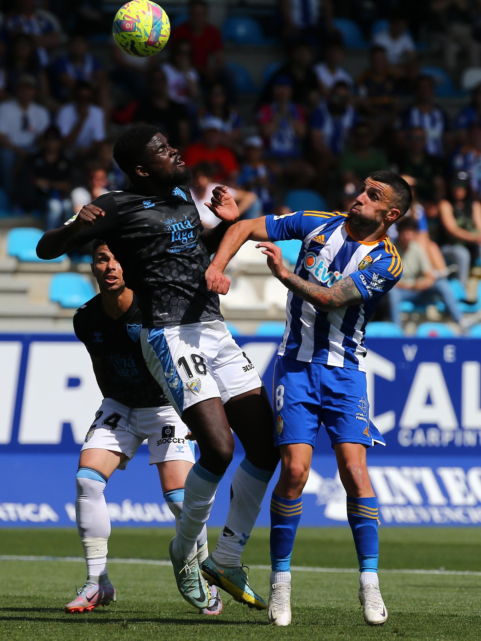 El SD Ponferradina - Málaga CF, en fotos