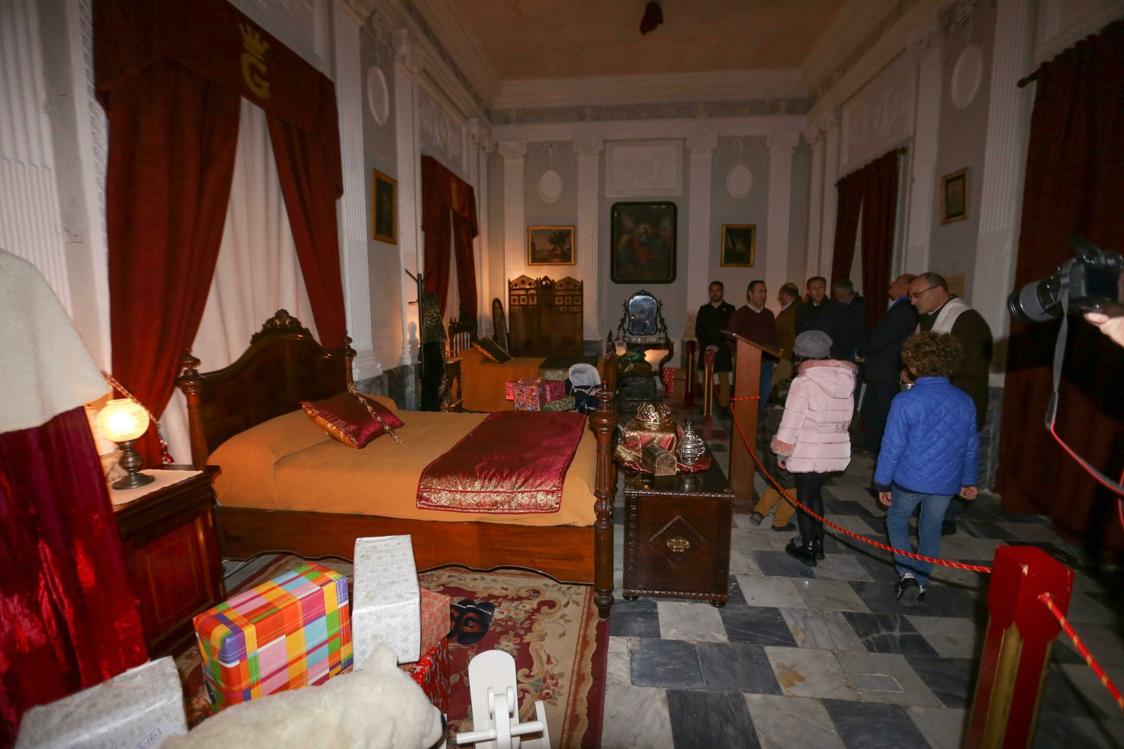 Vista de la Posada Real del pasado año en la calle Antonio García Gutiérrez.
