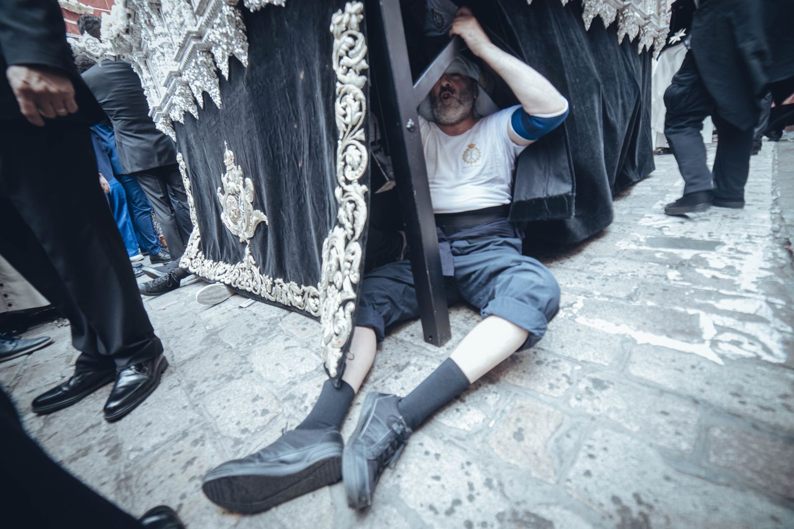 las Imágenes de la salida de la hermandad de Montesión