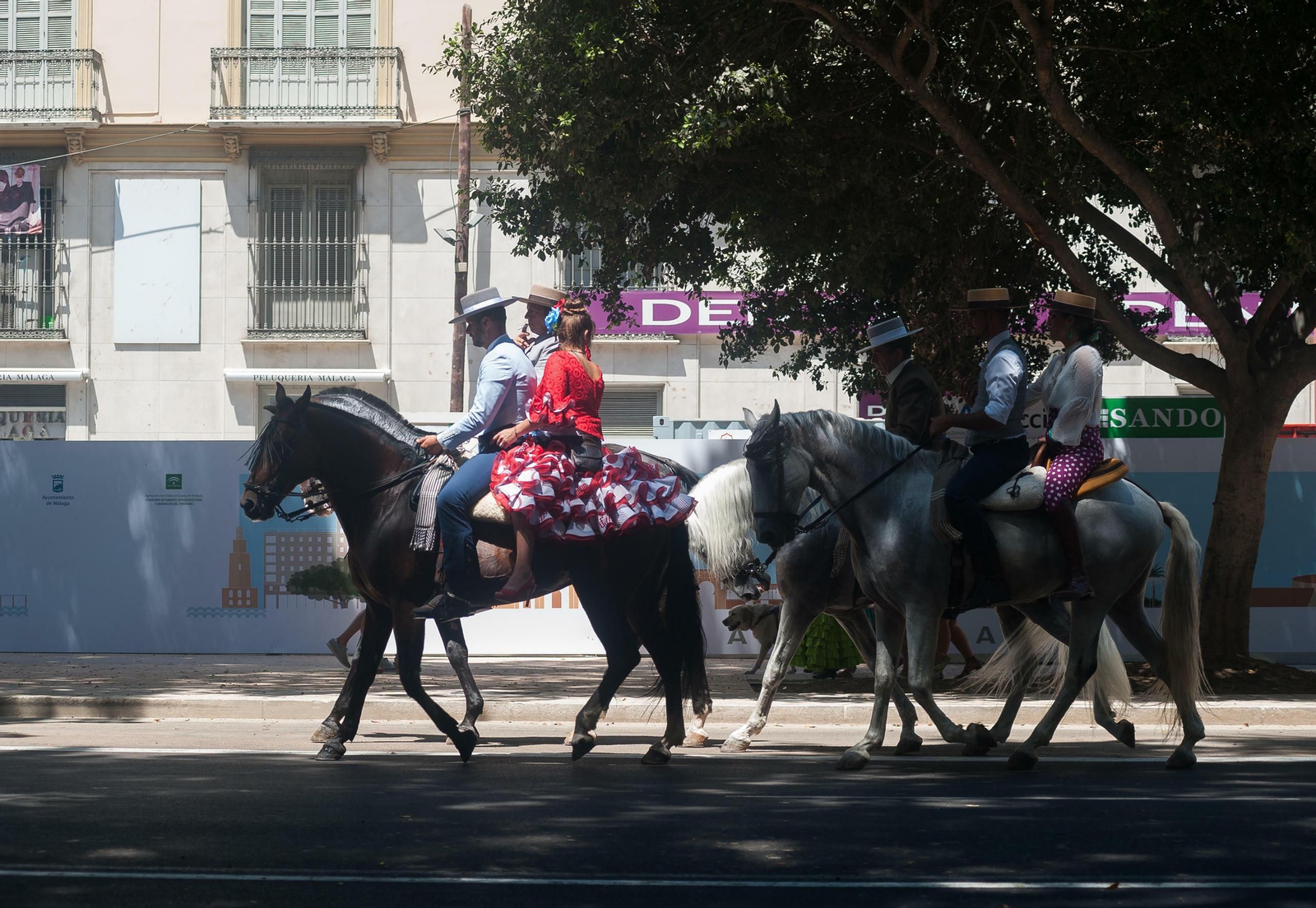 El primer día de la Feria de Málaga en el Centro, en fotos
