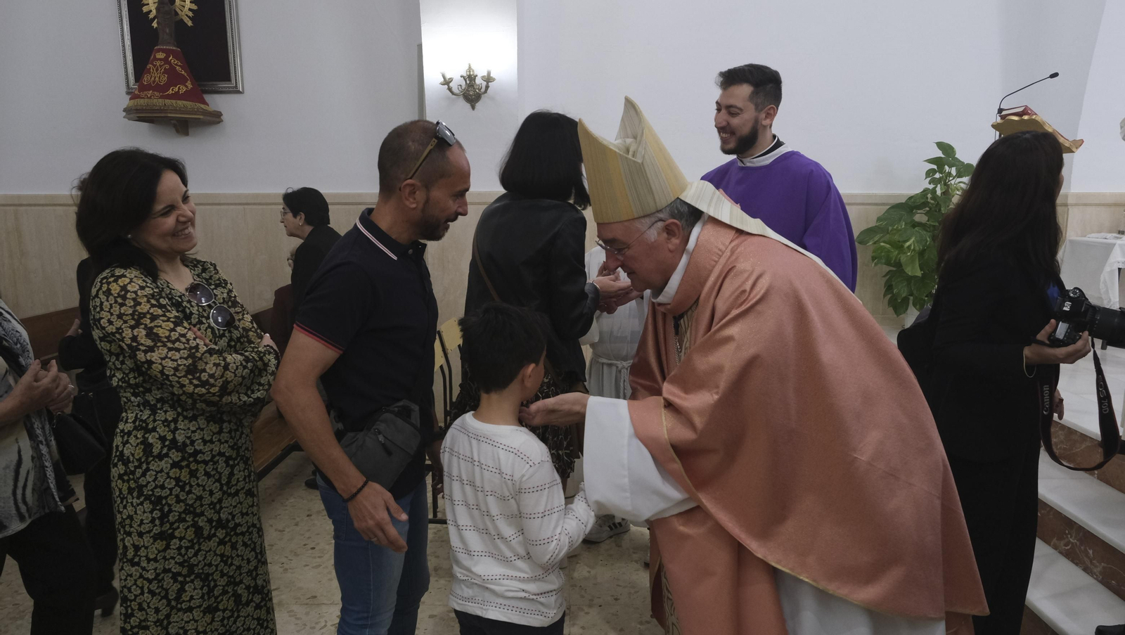 Imágenes de la bendición de la Borriquita de El Alquián, por el Obispo de Almería