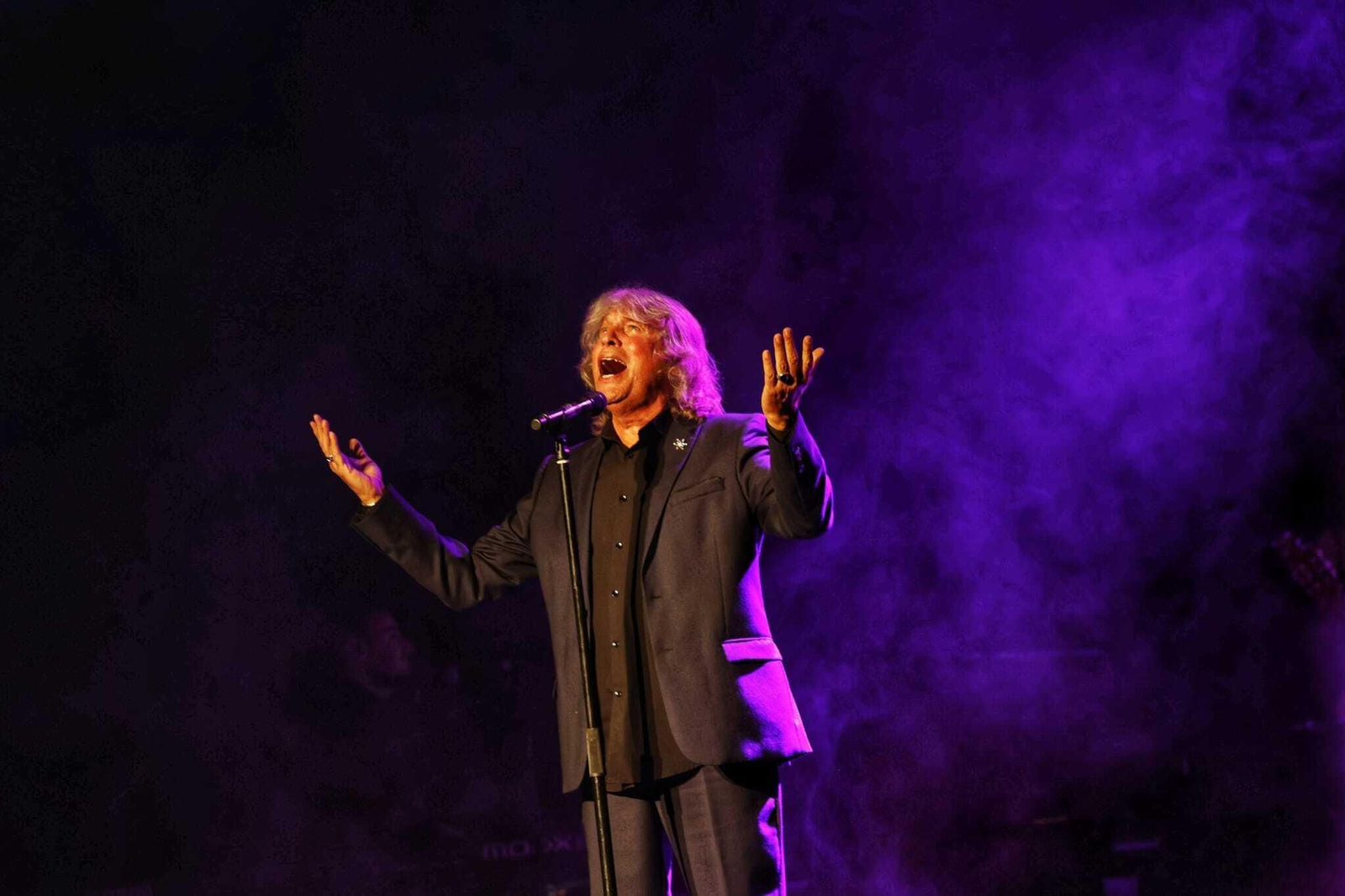 El cantaor José Mercé, durante su actuación en el Falla.