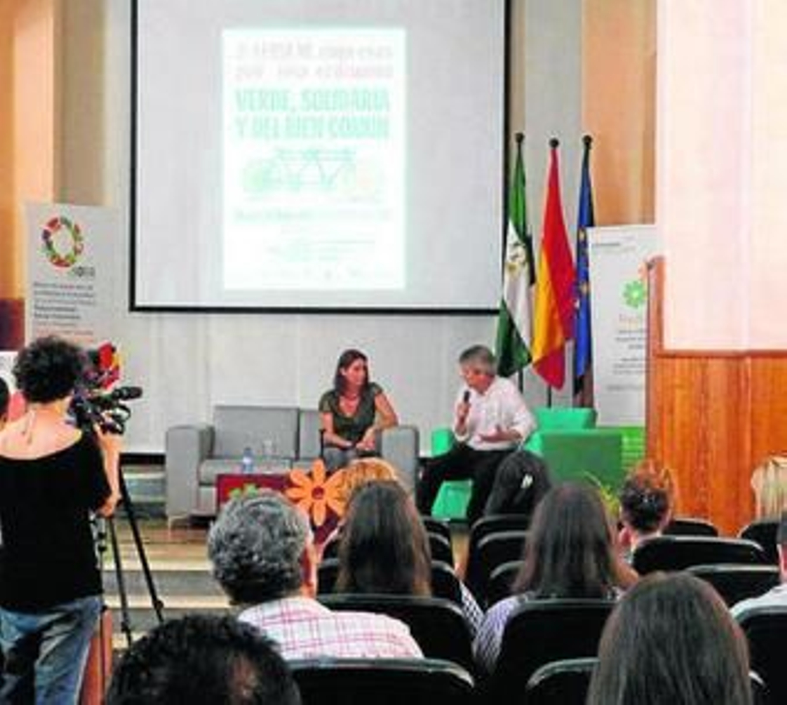 Un momento de la feria empresarial.