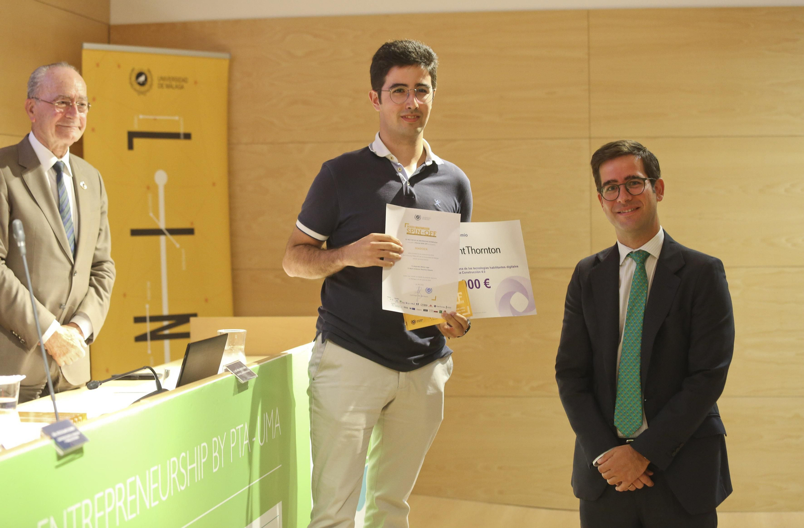 Las fotos de los premios del concurso de Spin-Off de la UMA 2019 Las fotos de los premios del concurso de Spin-Off de la UMA 2019