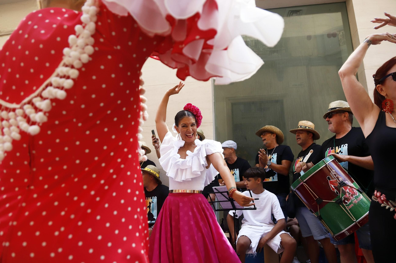 El primer día de Feria del Centro de Málaga, en fotos