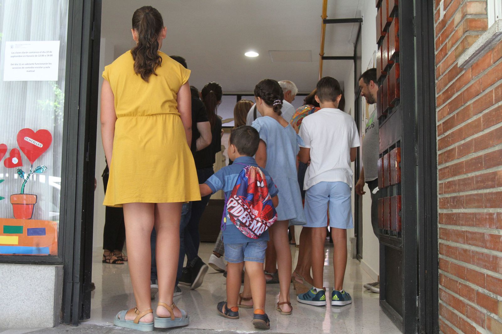 la vuelta al cole en los colegios de Huelva en Imágenes