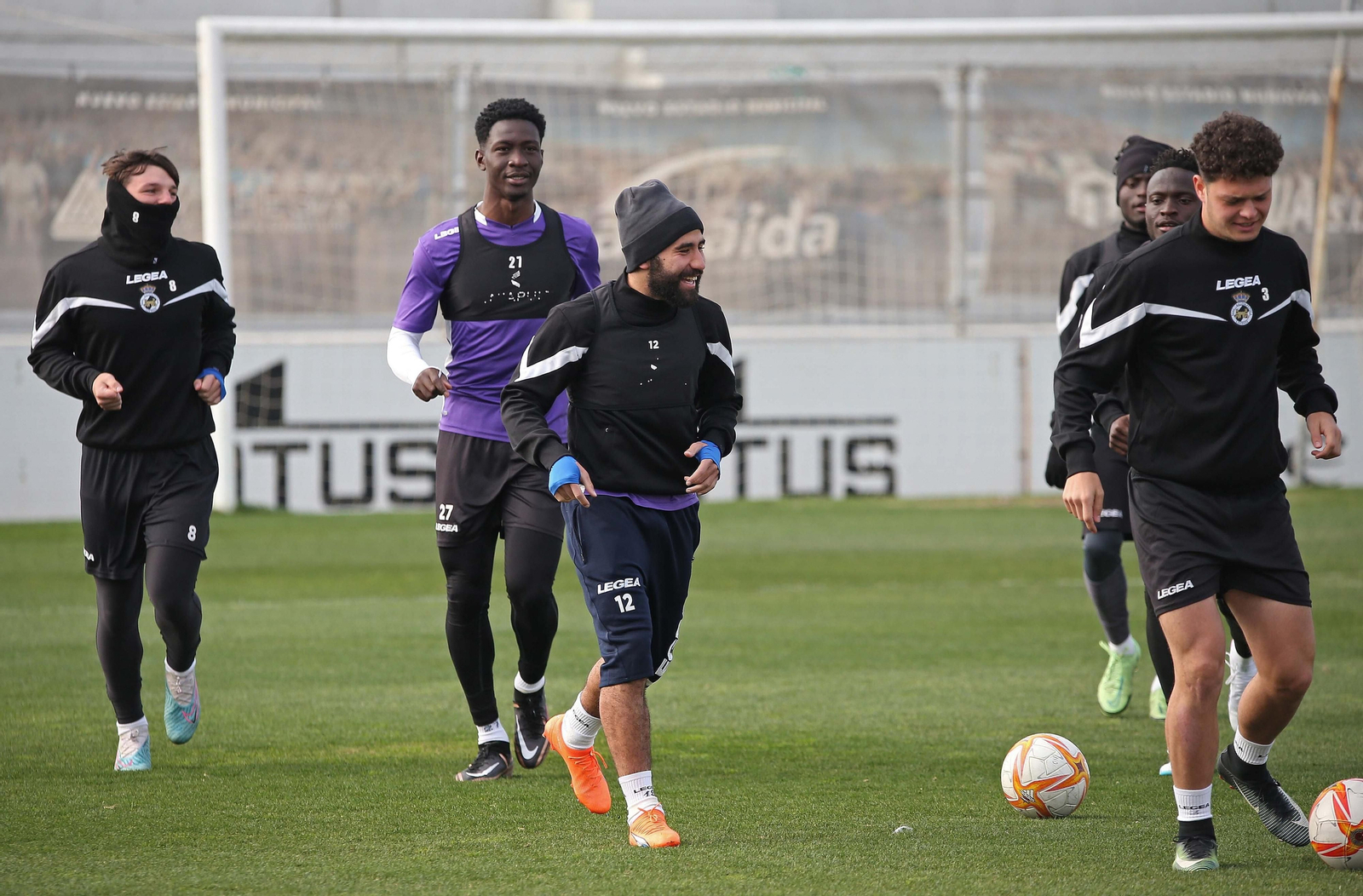 Fotos del entrenamiento de la Balona  previo al partido contra el Deportivo de La Coruña