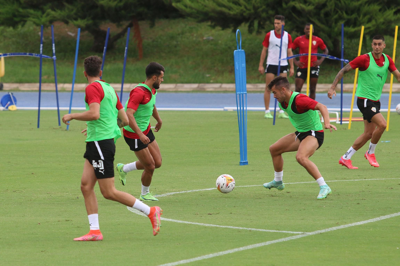 Fotogalería del entrenamiento de la UD Almería del miércoles 11 de agosto