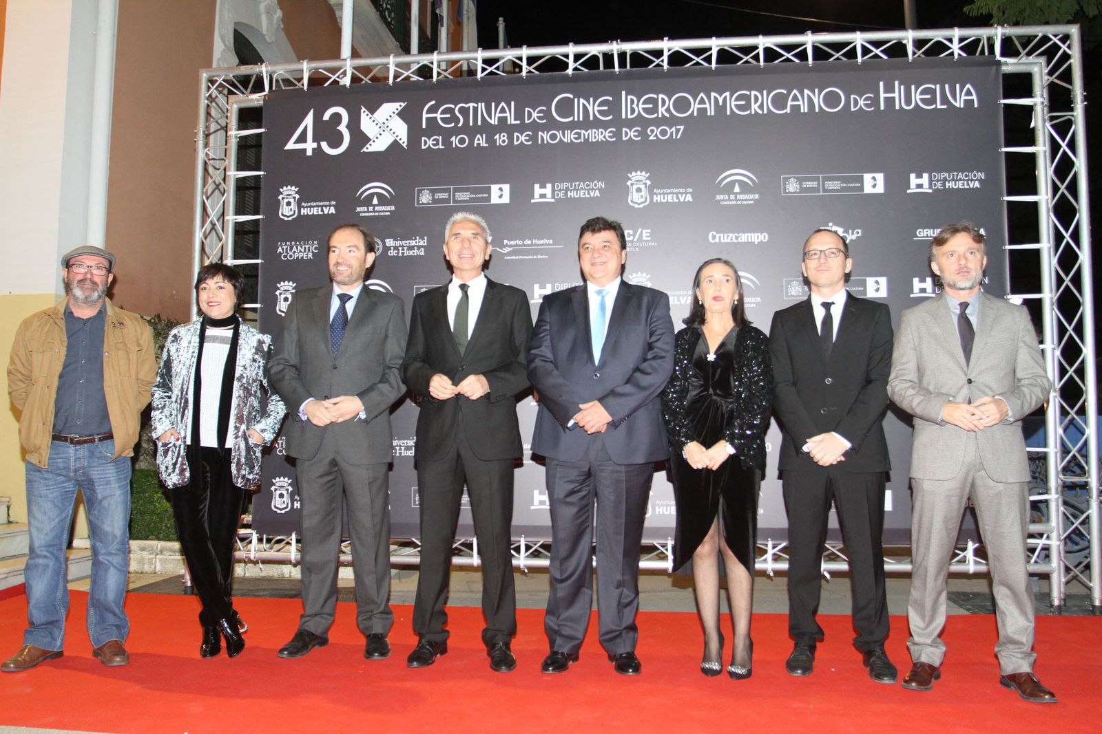 Gala inaugural de la 43 edición del Festival de cine Iberoamericano de Huelva.