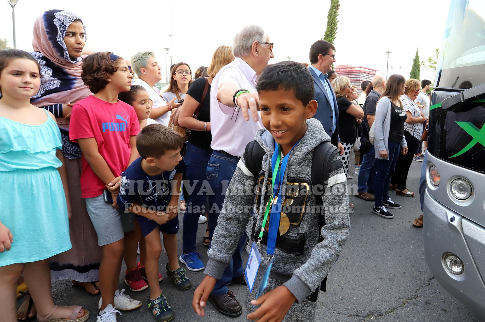 Imágenes de la llegada de los niños saharauis