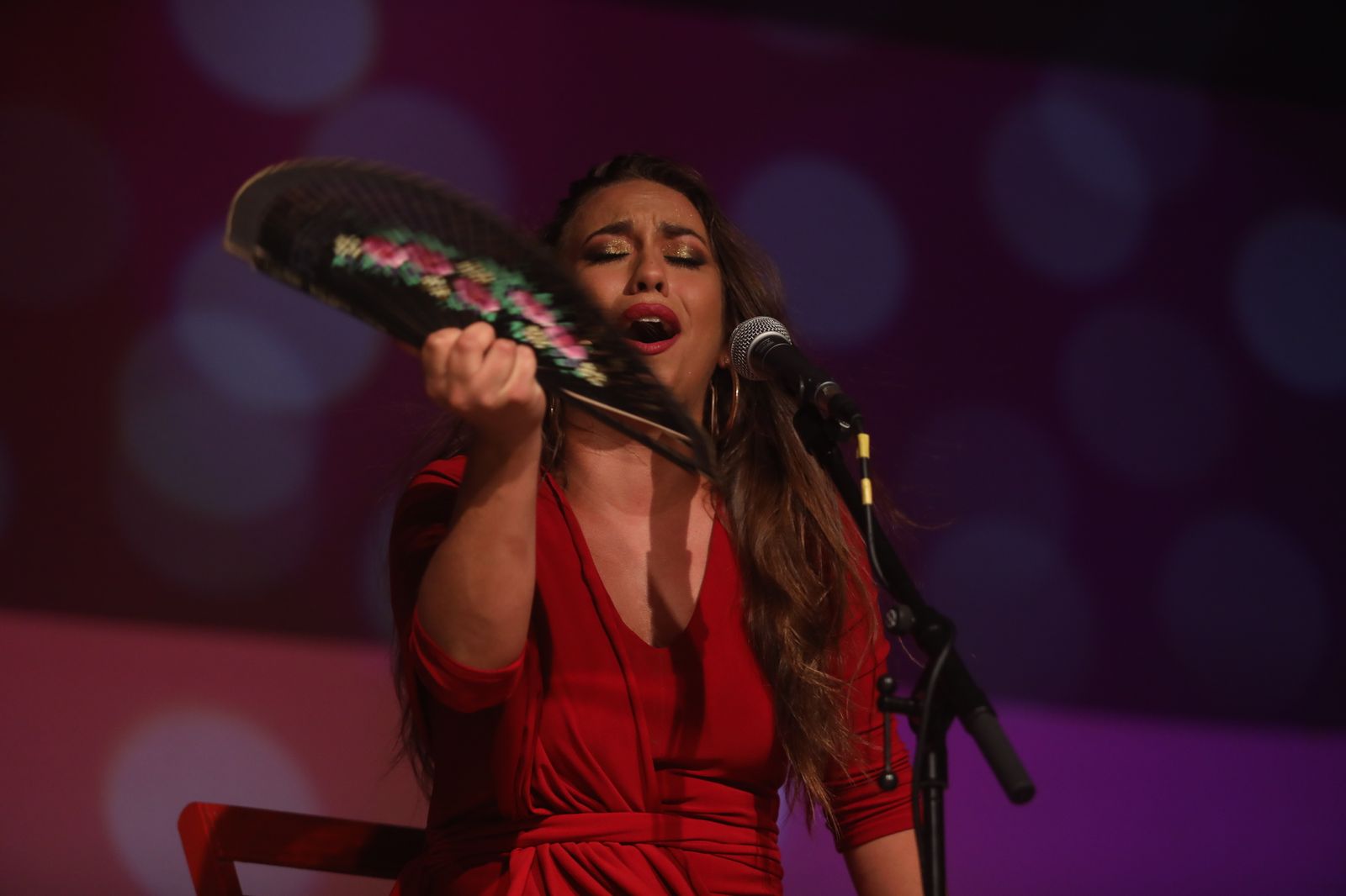 La noche flamenca en el Parque de San Fernando, en imágenes