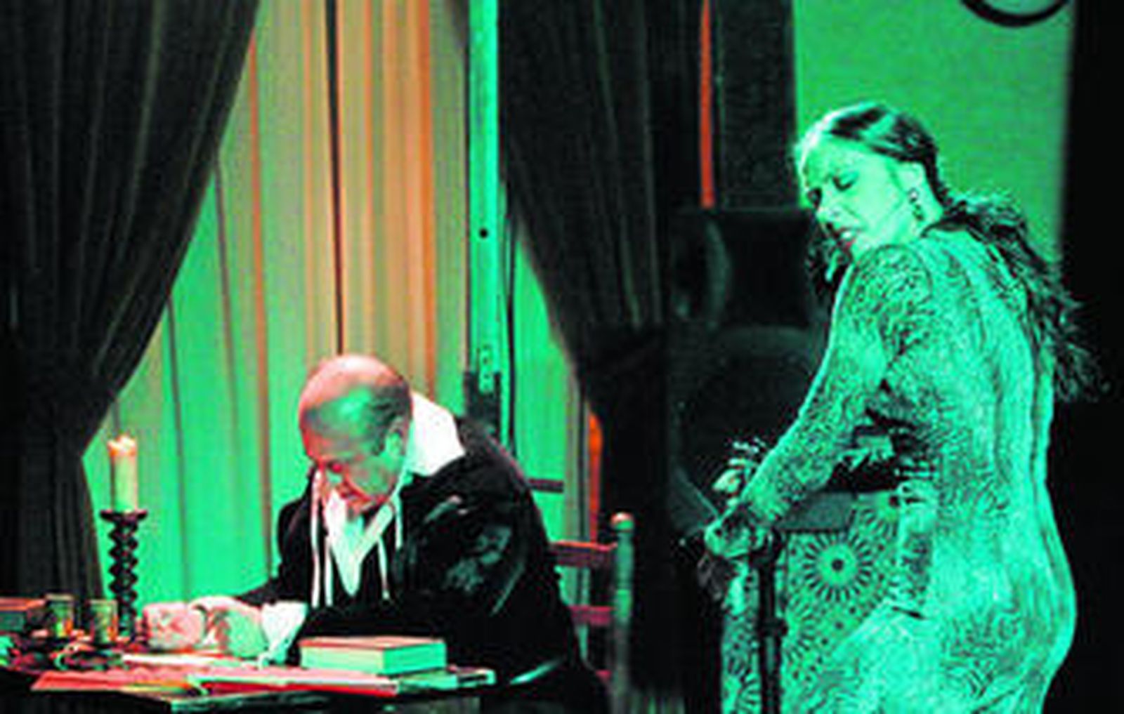 El espectáculo 'Jonda soledad', ayer en el Rectorado.