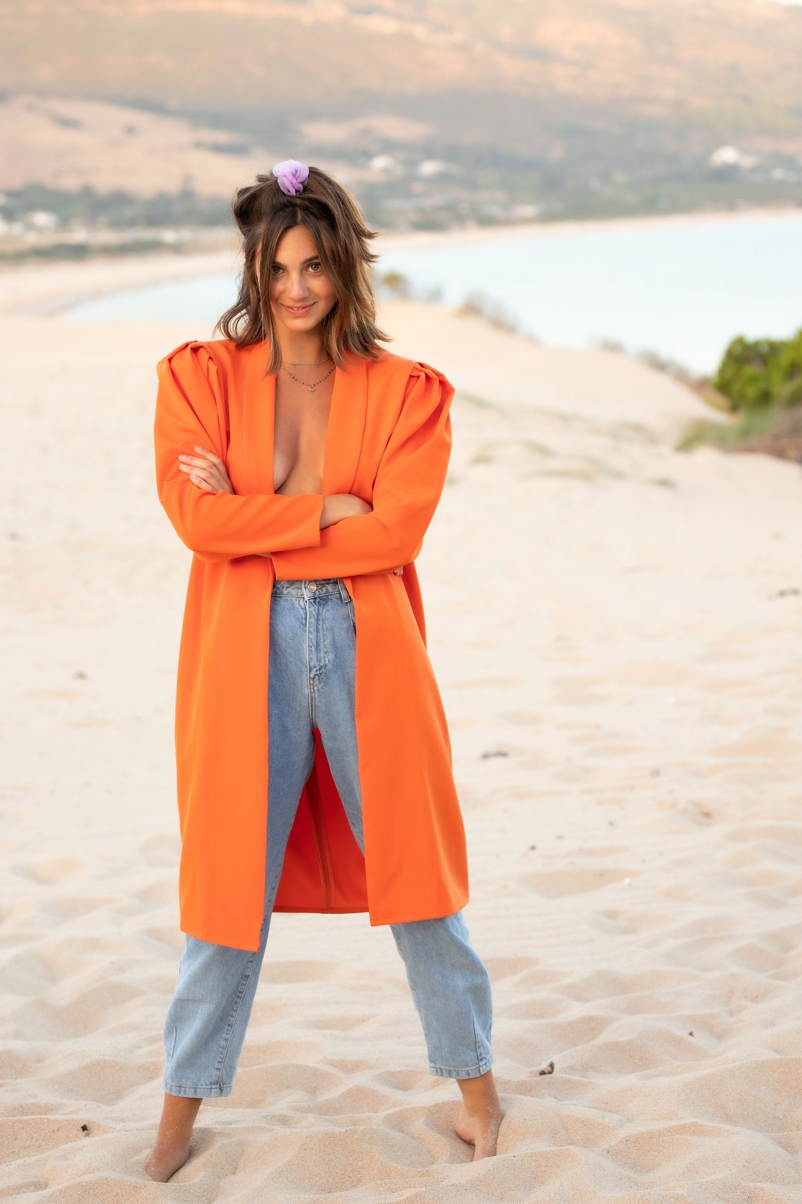 El naranja es su color.