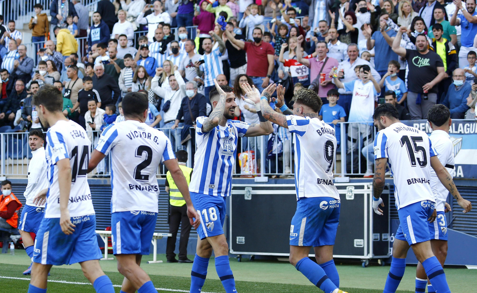 Las fotos del Málaga CF-Real Valladolid