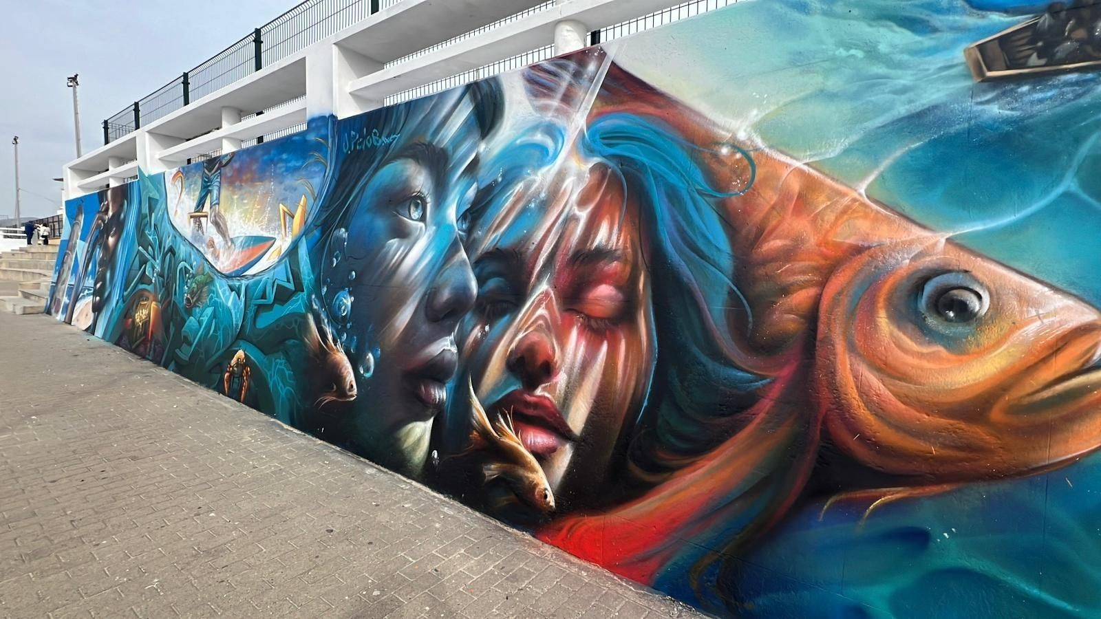 La influencia marina de Tarifa se deja notar en la Liga Nacional de Graffiti.