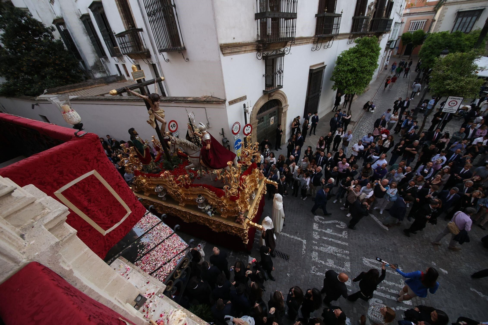 Jueves Santo en Jerez. hermandad de La Lanzada