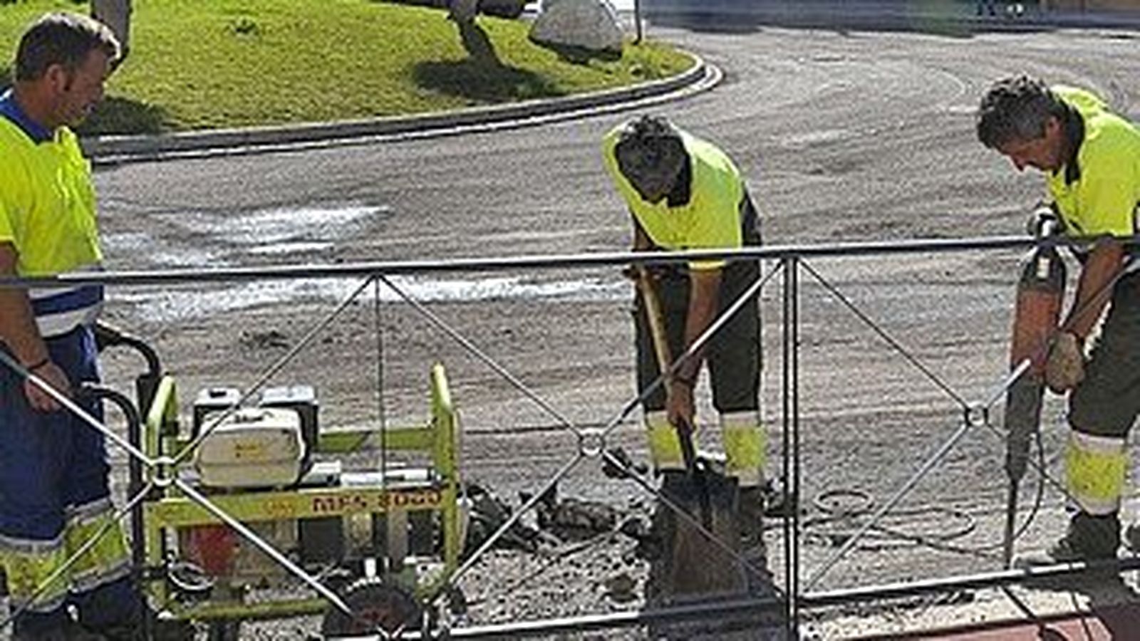 Empleados municipales de Comujesa.