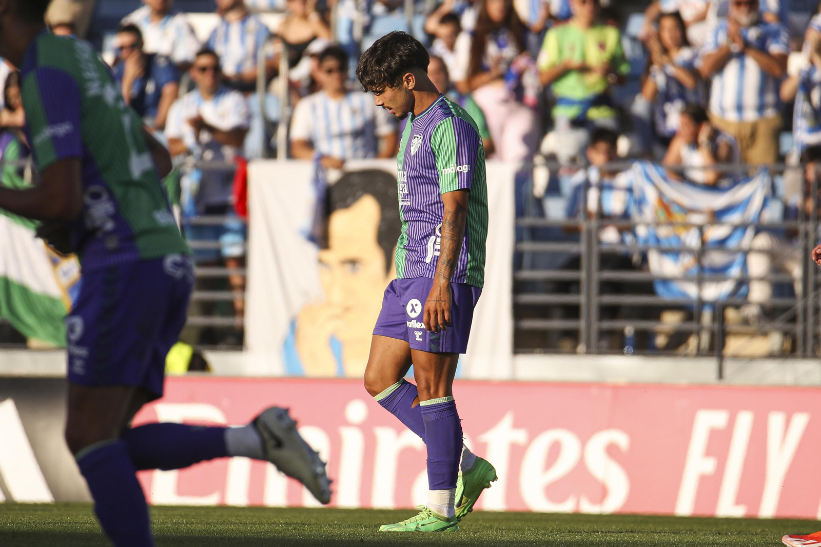 El Málaga CF-Real Madrid Castilla, en fotos