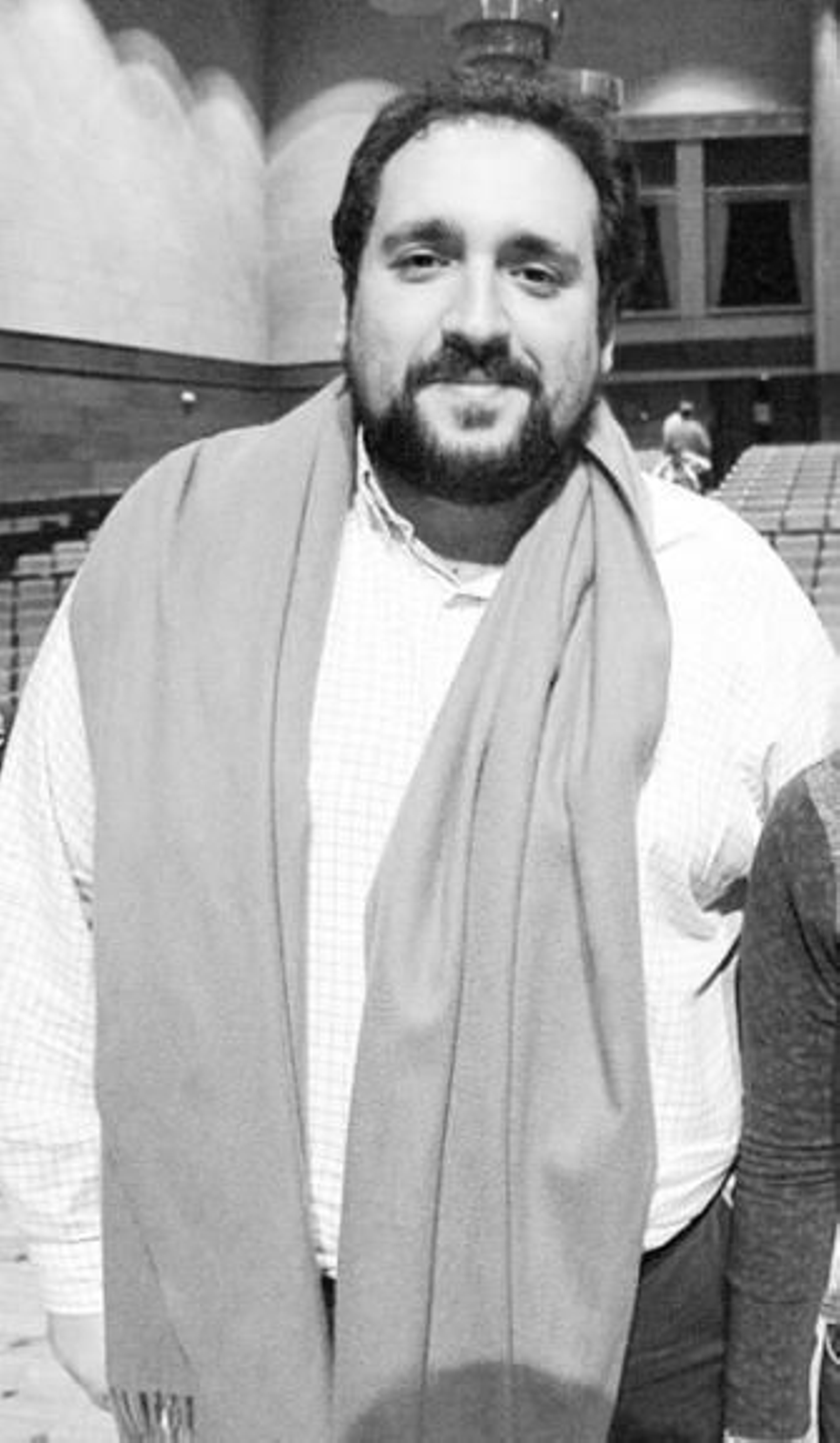 El tenor granadino José Manuel Zapata, antes de un concierto.