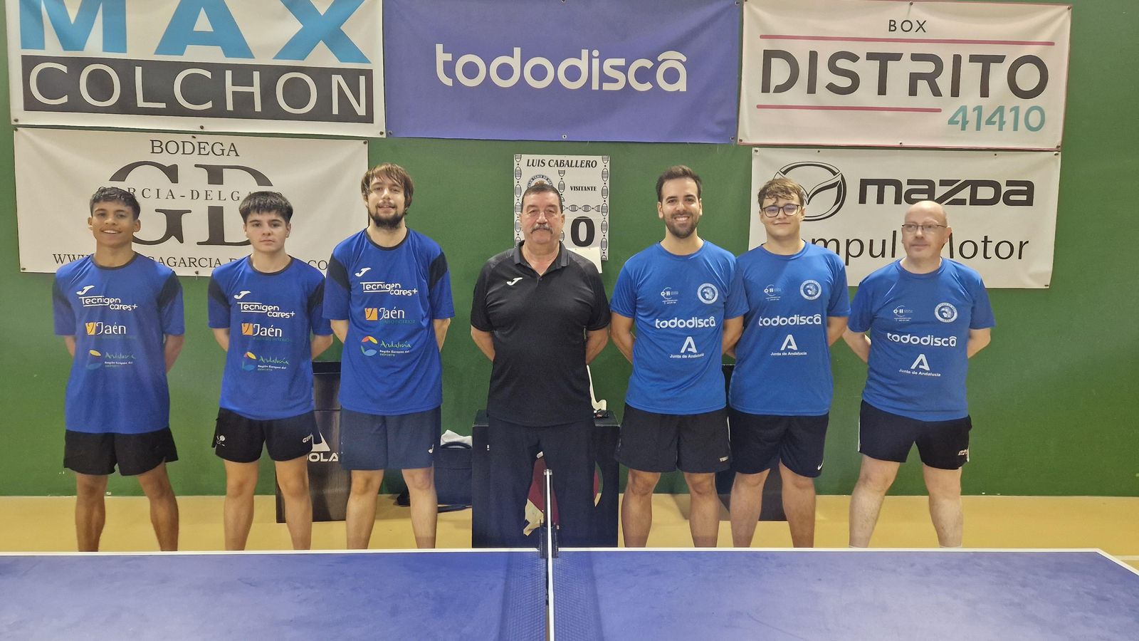 El Mazda Jerez formó con Jesús Fabra, José Manuel Caro y José Manuel Martínez.