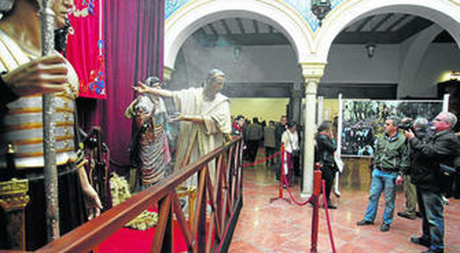 Pilatos en la presentación al Pueblo, imagen de Castillo Lastrucci que pudo verse en el Círculo Mercantil.