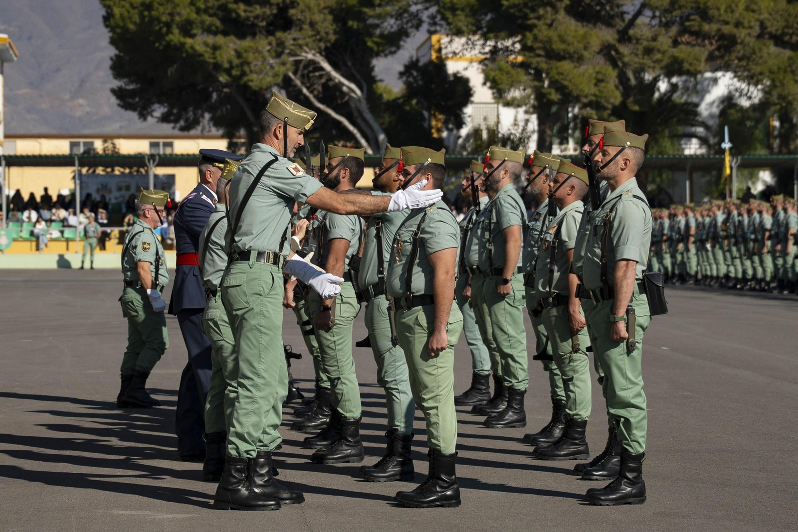 Así conmemora el día de la Inmaculada Concepción la Brigada de la Legión en Almería y despide al contingente que parte a Eslovaquia