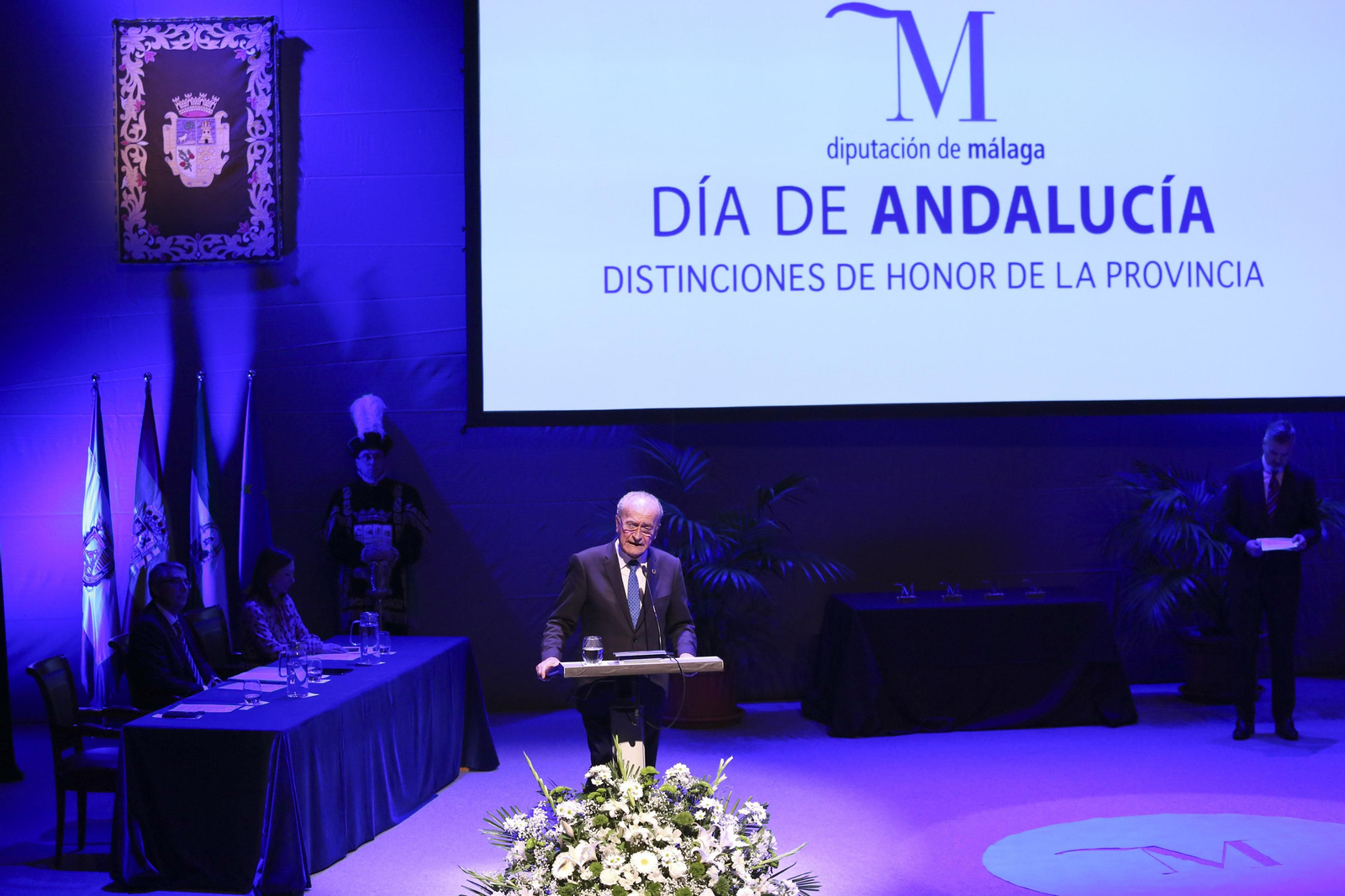 Las fotos de las distinciones 'M de Málaga' con motivo del Día de Andalucía en la Diputación de Málaga