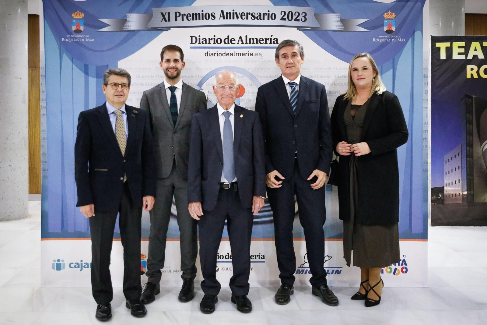 Imágenes de la Gala Aniversario de Diario de Almería, en Roquetas