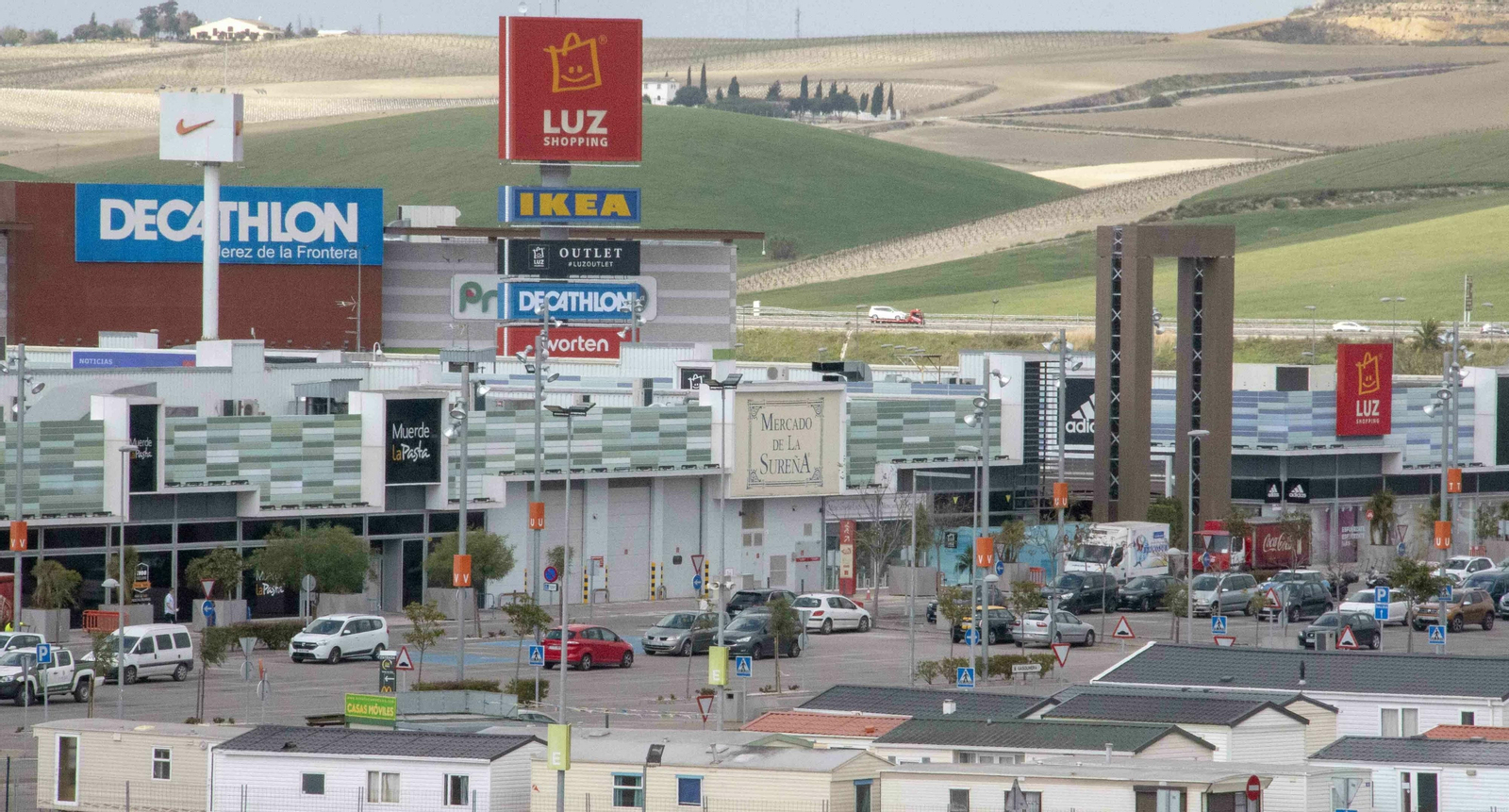 Vista parcial de Luz Shopping.