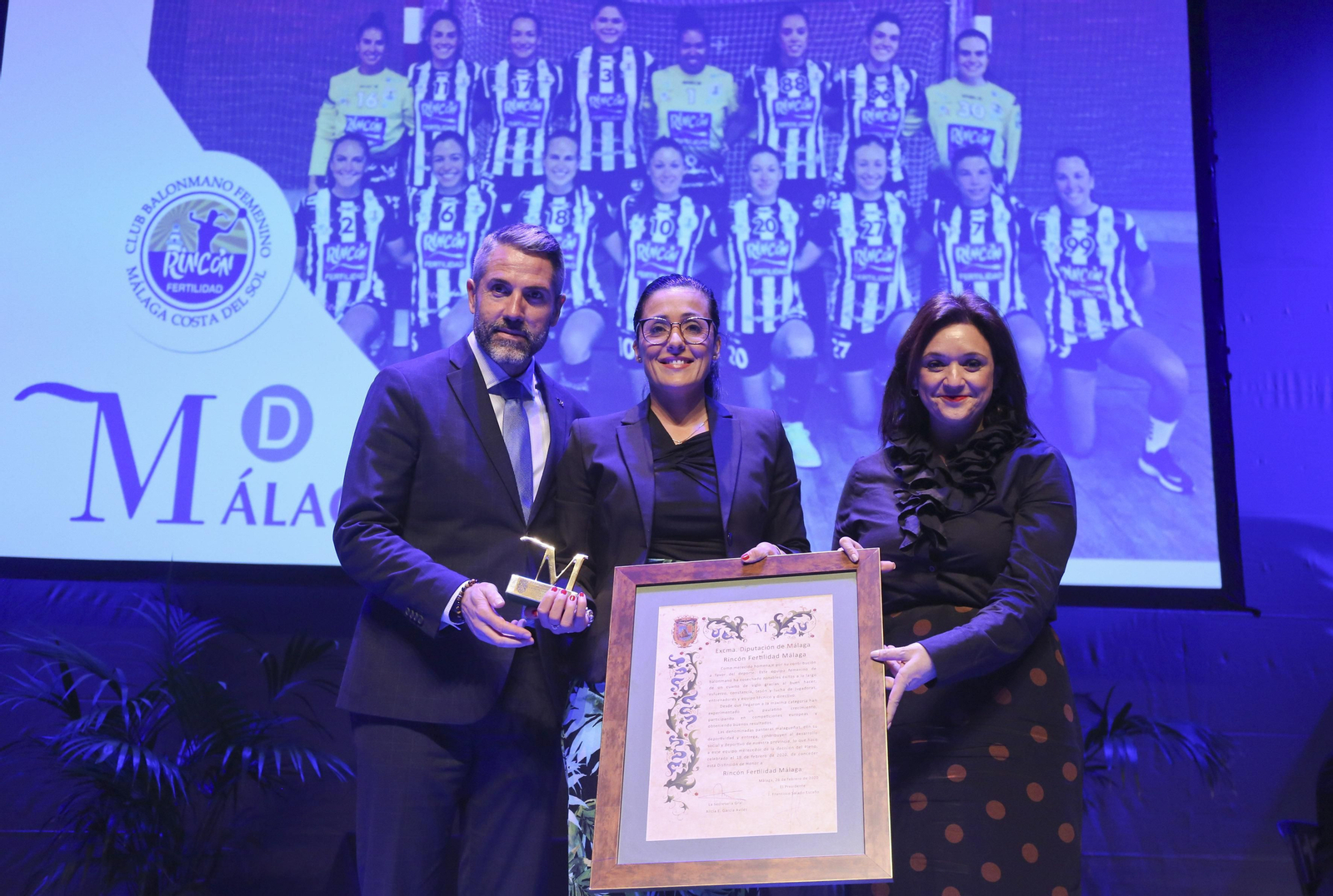 Las fotos de las distinciones 'M de Málaga' con motivo del Día de Andalucía en la Diputación de Málaga