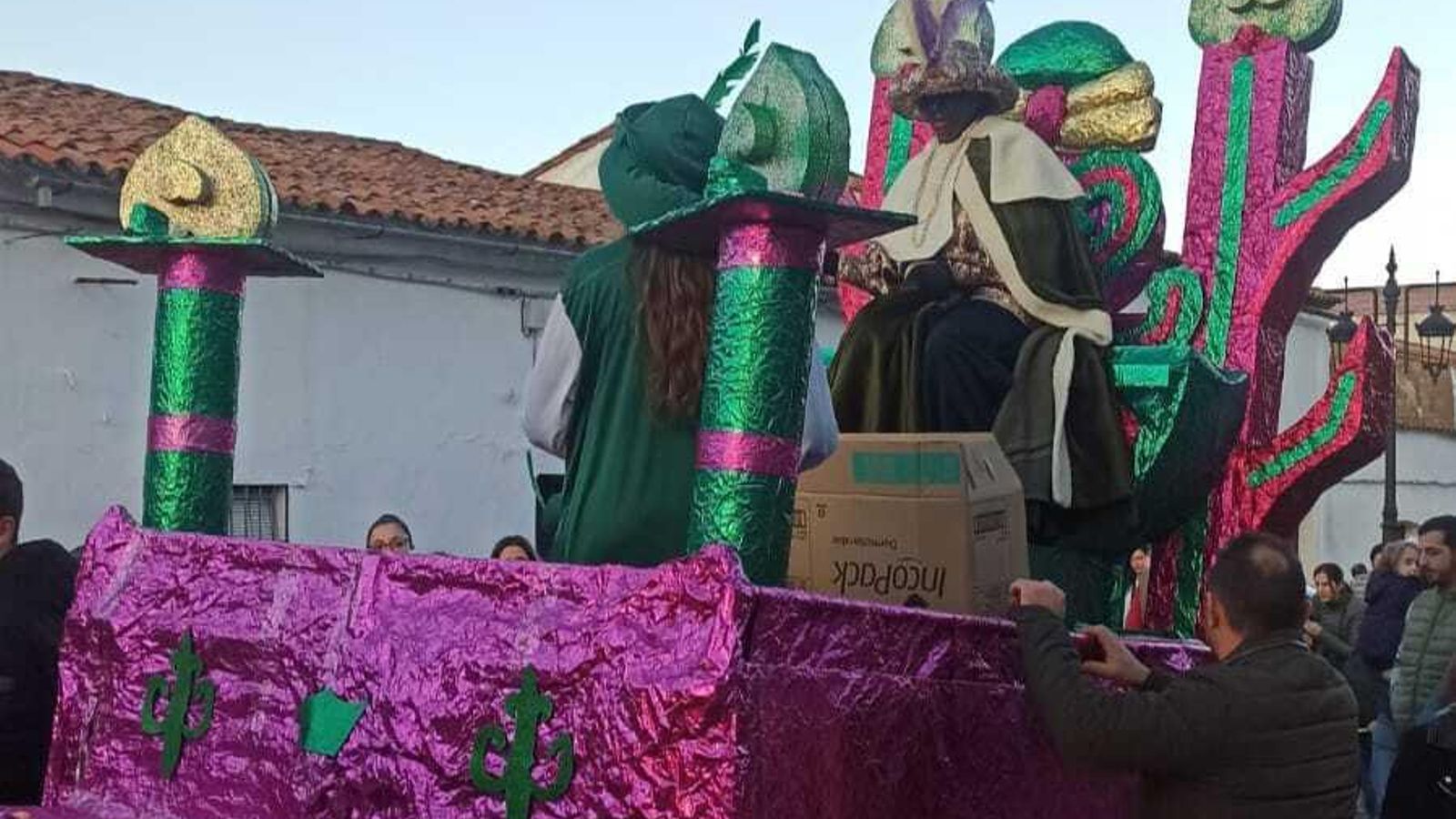 El rey Baltasar en Los Marines.