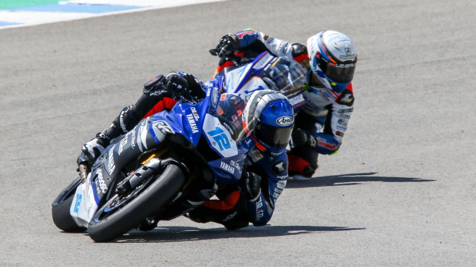 Borja Gómez, vencedor en la carrera de Supersport.