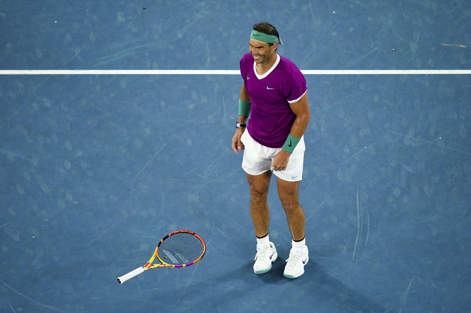 Las imágenes del histórico triunfo de Nadal sobre Medvedev (y 8)