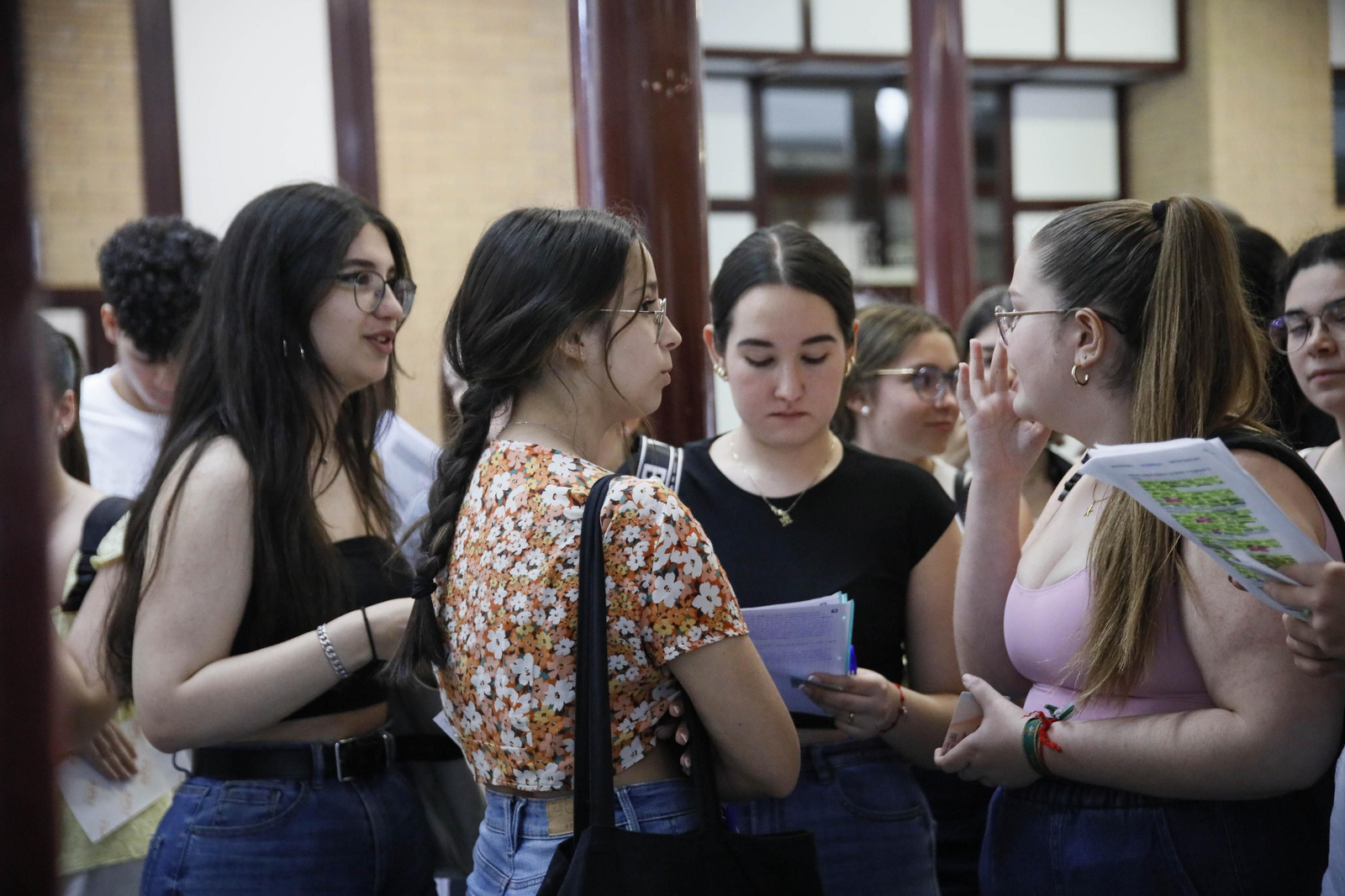 Imágenes de la evaluación para el acceso al sistema universitario (PEvAU)