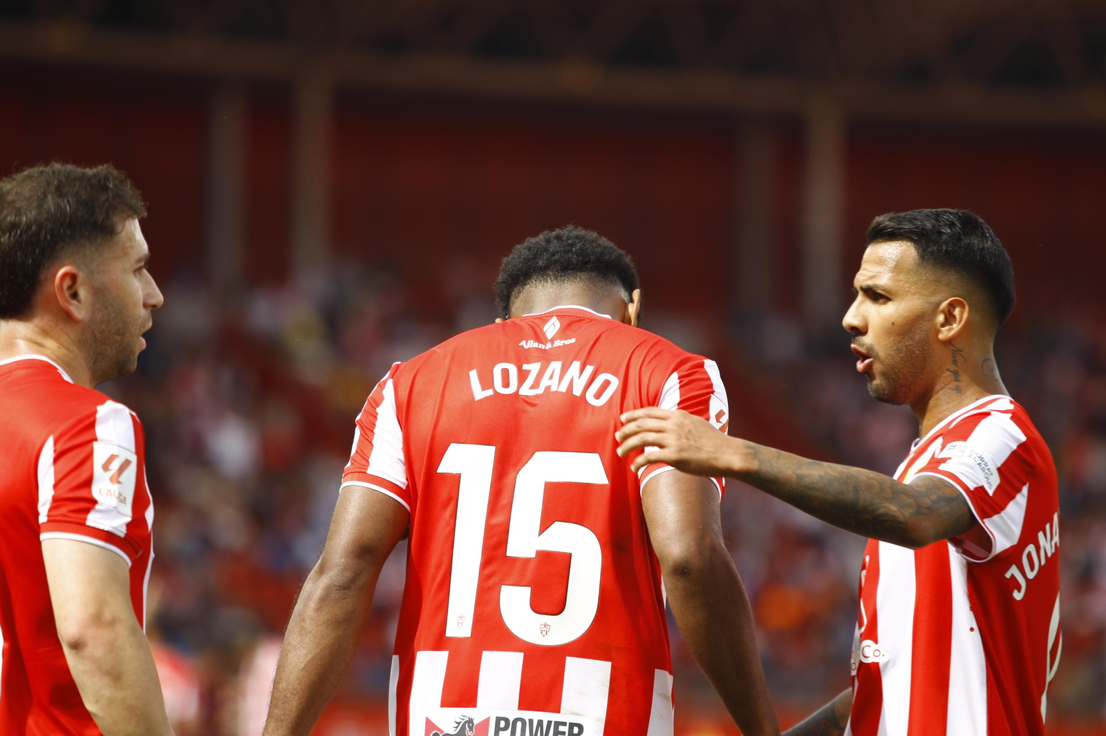 Las mejores imágenes del partido de fútbol U.D. Almería-Villarreal C.F.