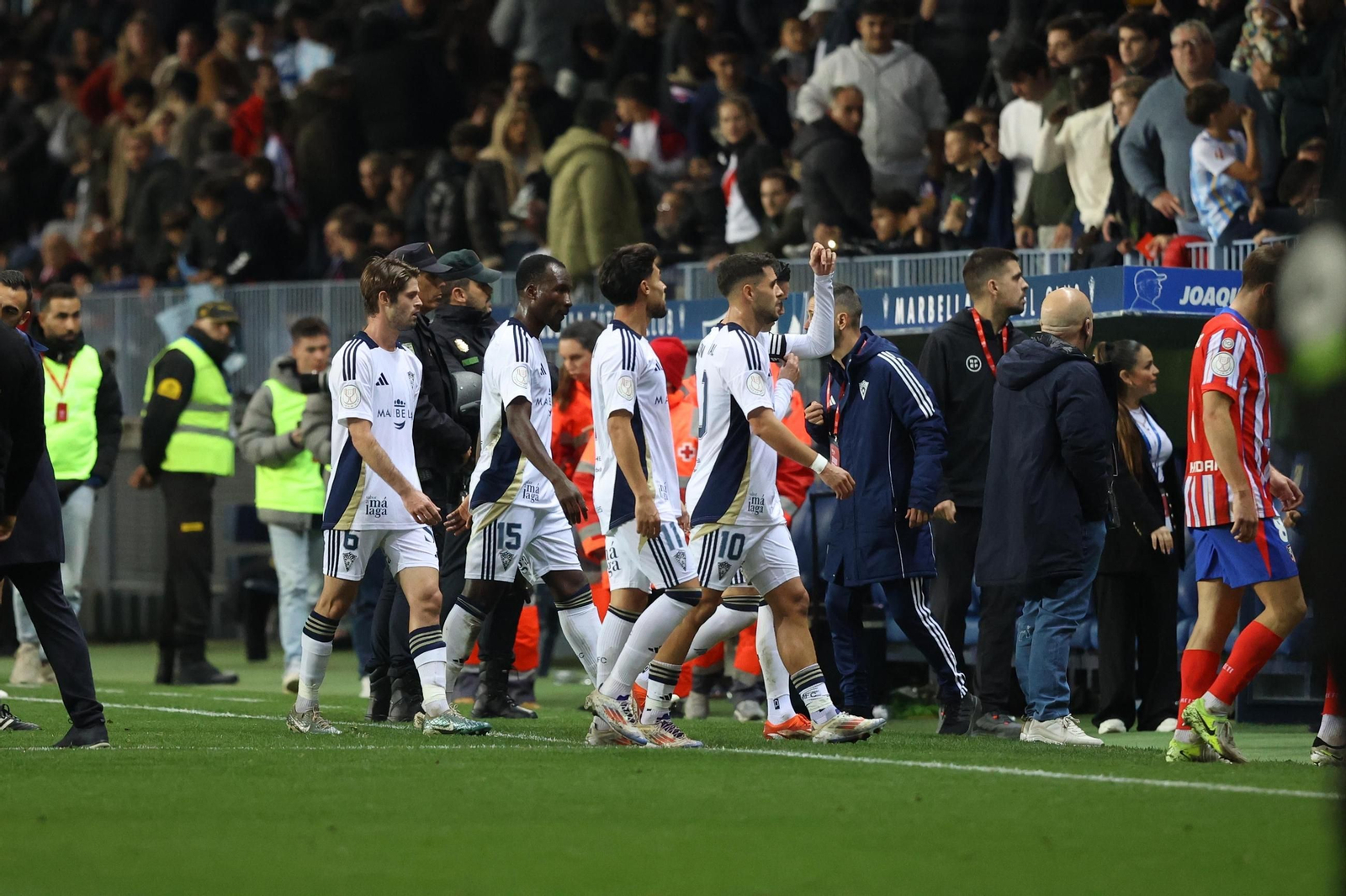 El Marbella-Atlético de Madrid, en fotos