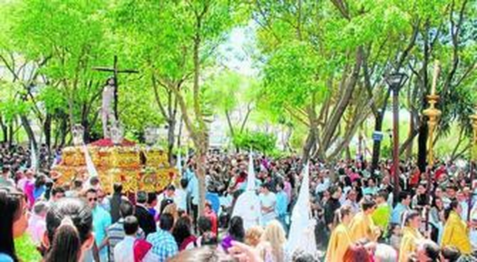 El Resucitado, en su última salida procesional, en 2012. El gran final de la Semana Santa isleña.