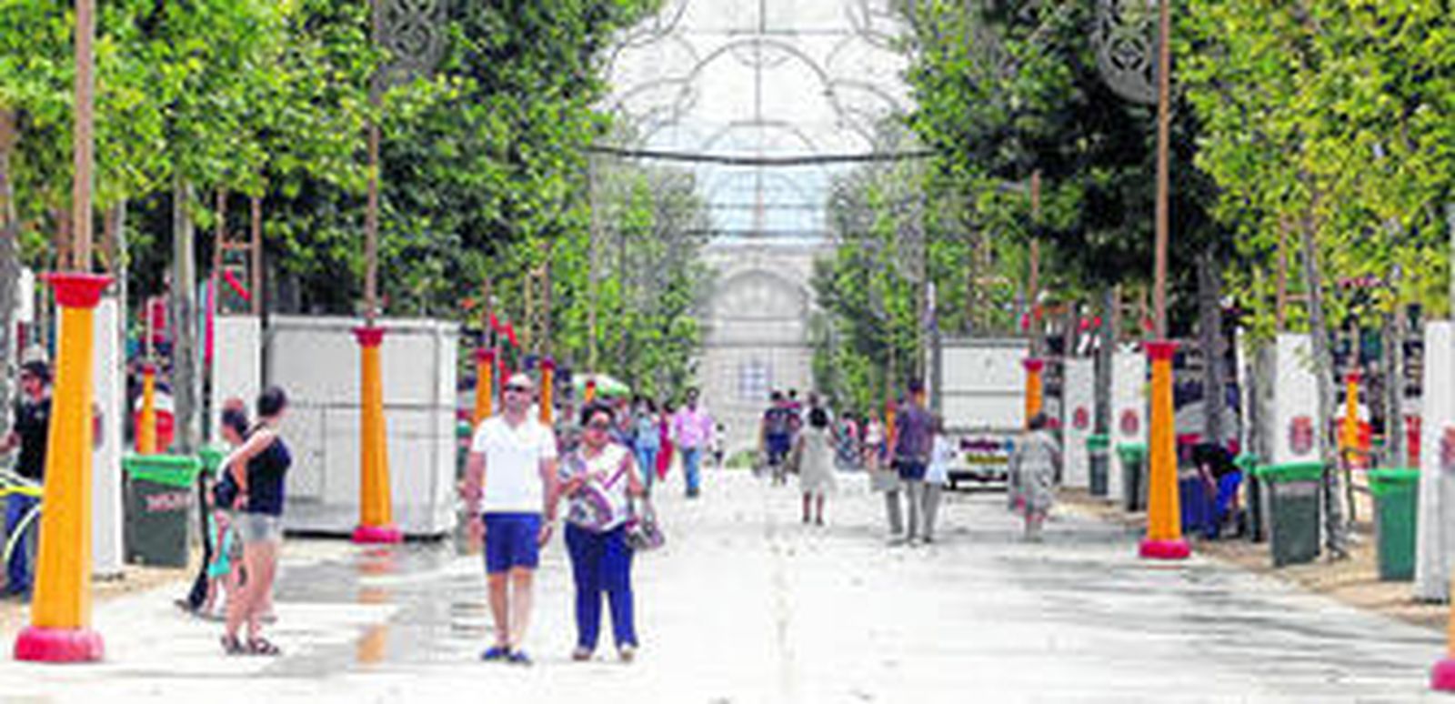 Imagen de archivo del pasado lunes de Corpus en el recinto de Almanjáyar.