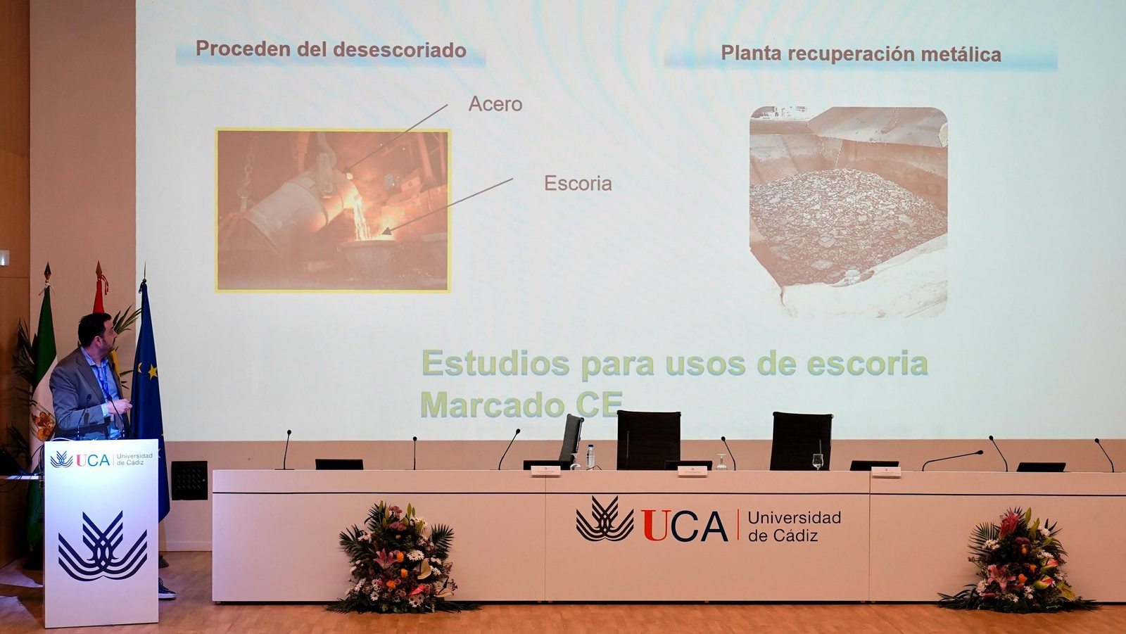 Fotos del inicio de las jornadas Cátedra Acerinox en la Escuela Técnica Superior de Ingeniería