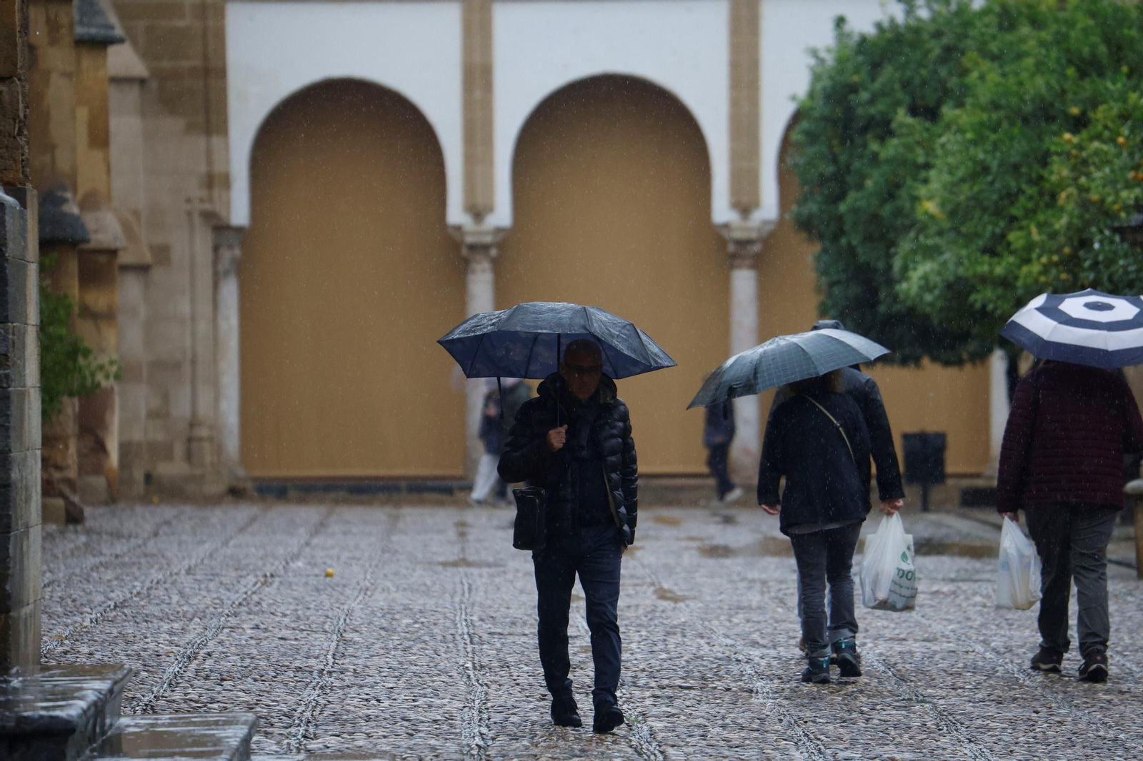 Los últimos coletazos de la borrasca Claudia a su paso por Córdoba