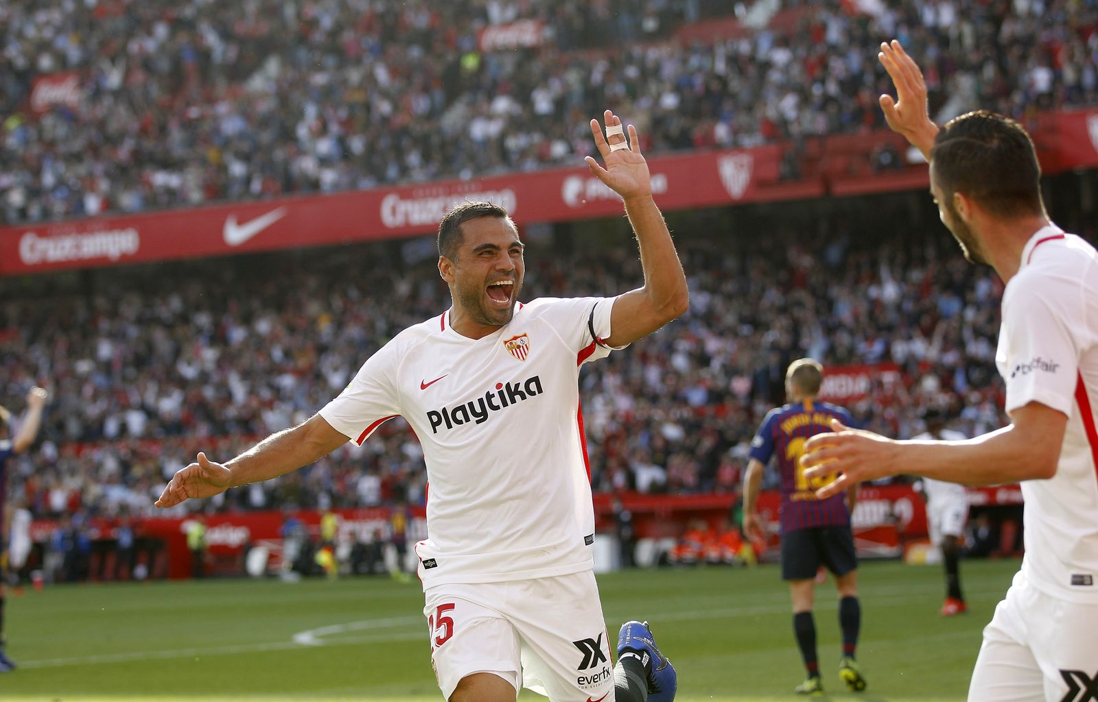 El Sevilla-Barcelona, en imágenees