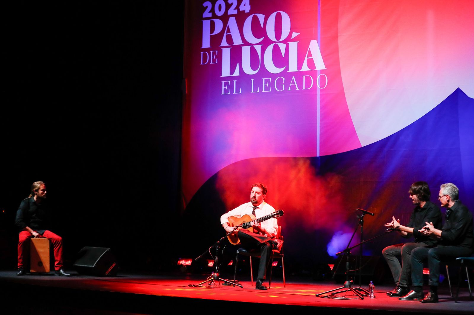 Antonio Rey, durante el concierto en Bogotá.